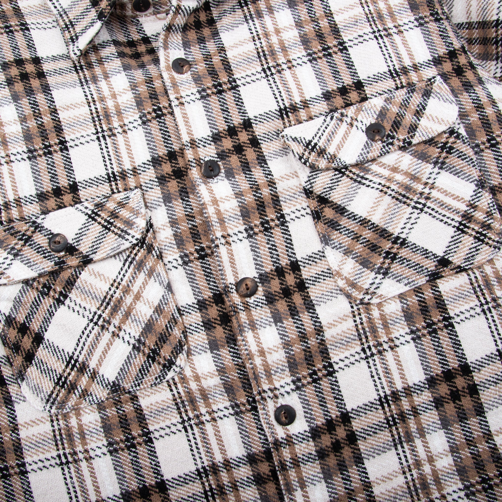 Benson <span> White Plaid </span>