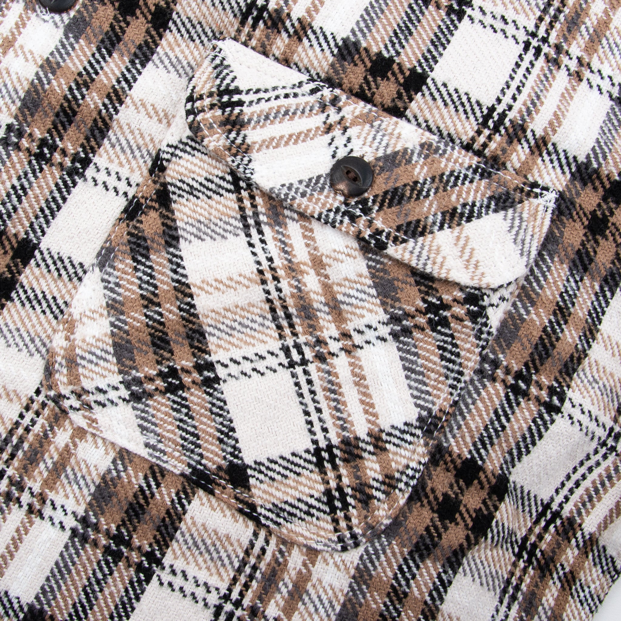 Benson <span> White Plaid </span>