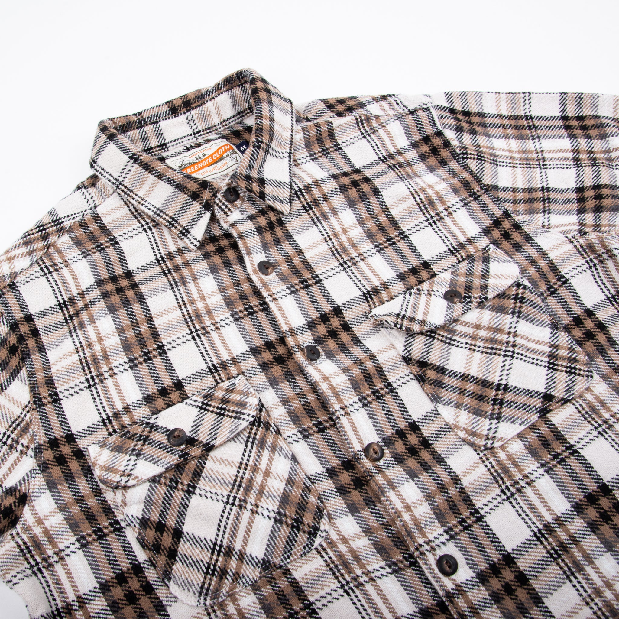 Benson <span> White Plaid </span>