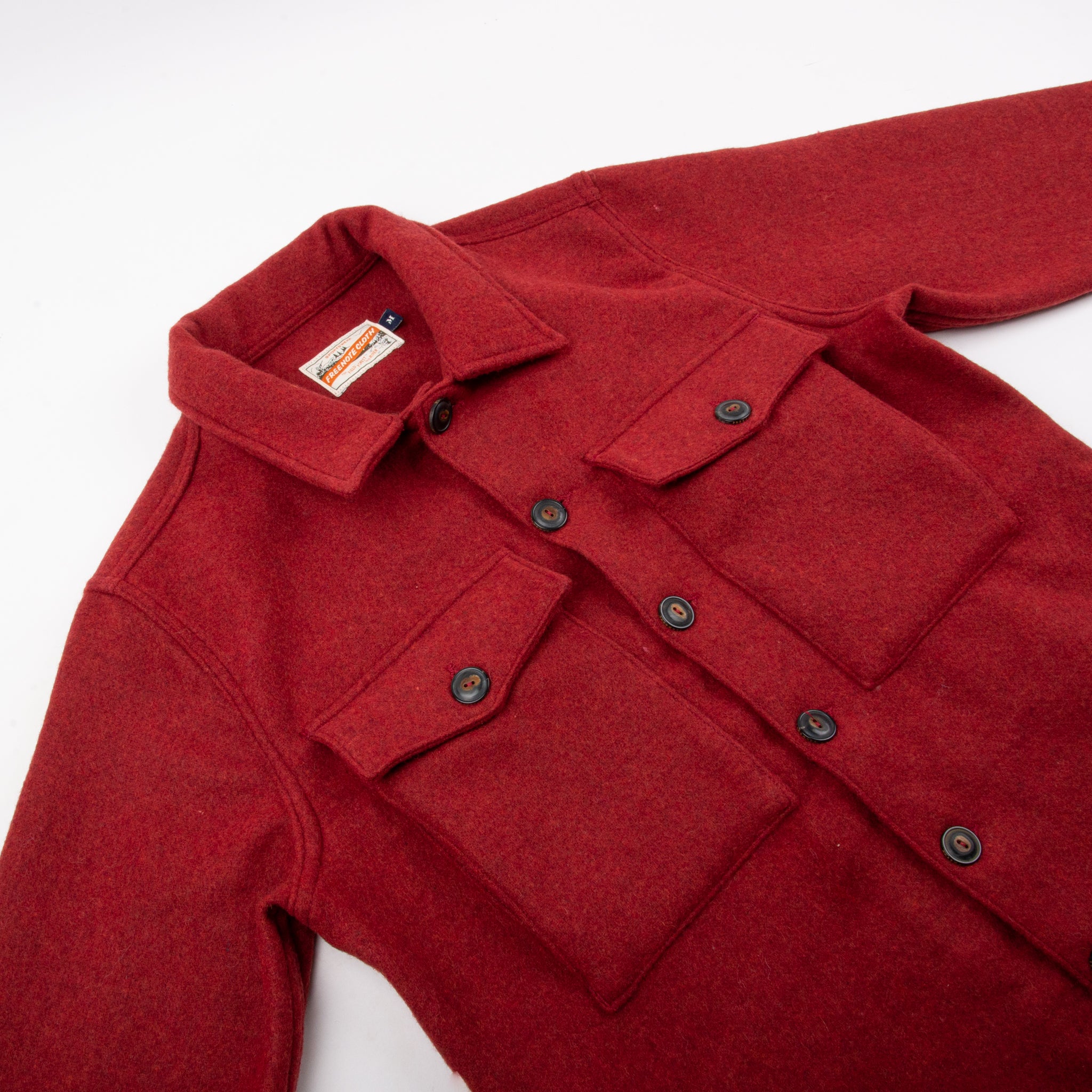 Midway Wool CPO Red