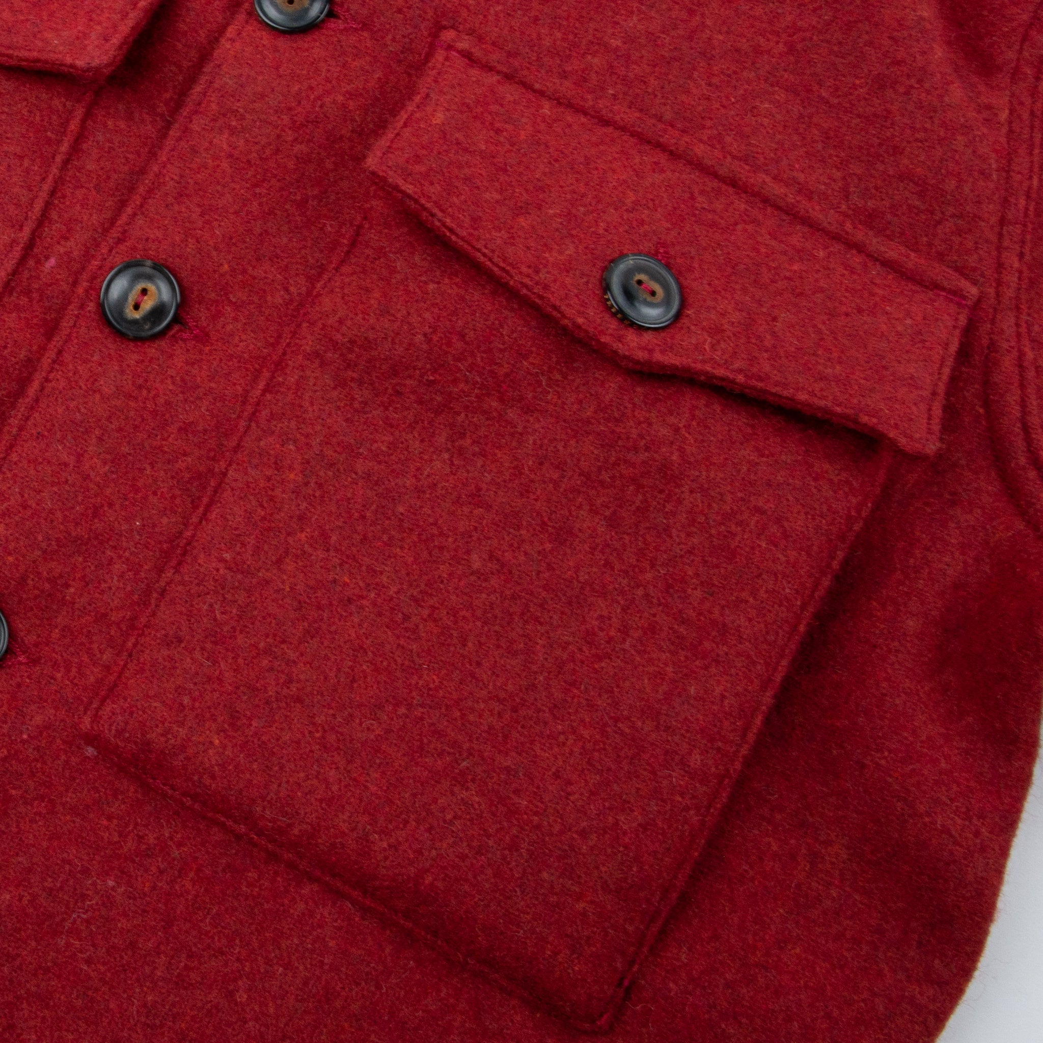Midway Wool CPO Red