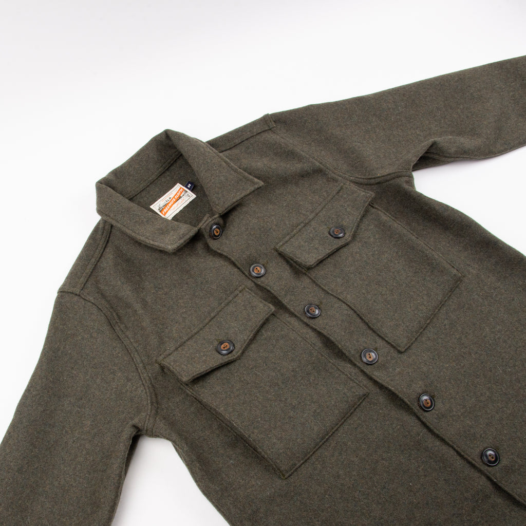 Midway Wool CPO | Olive – Freenote Cloth