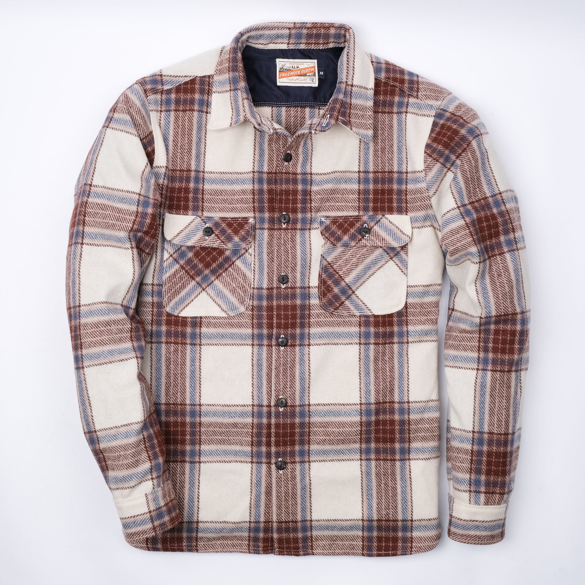 Benson Ivory Wool Plaid