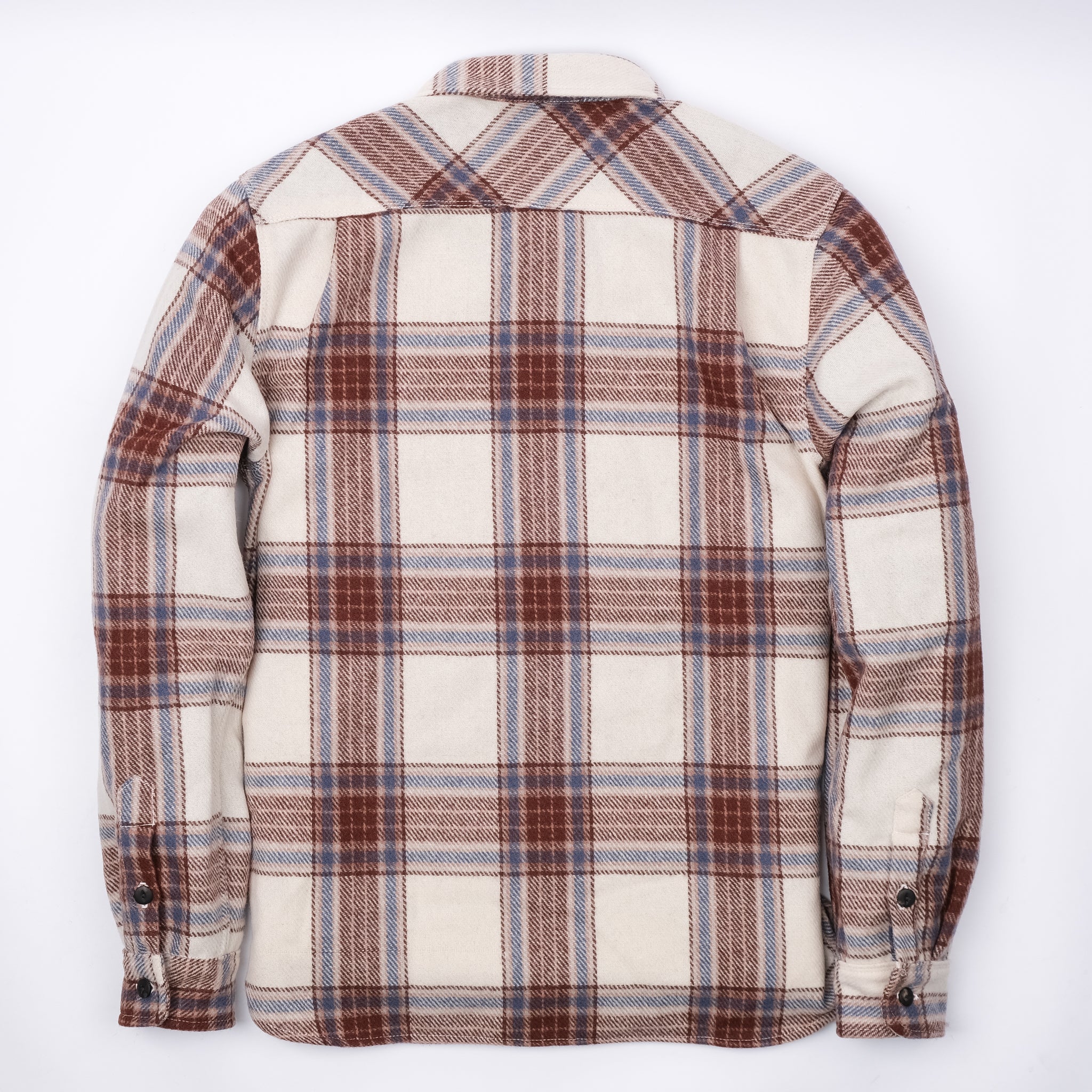 Benson Ivory Wool Plaid
