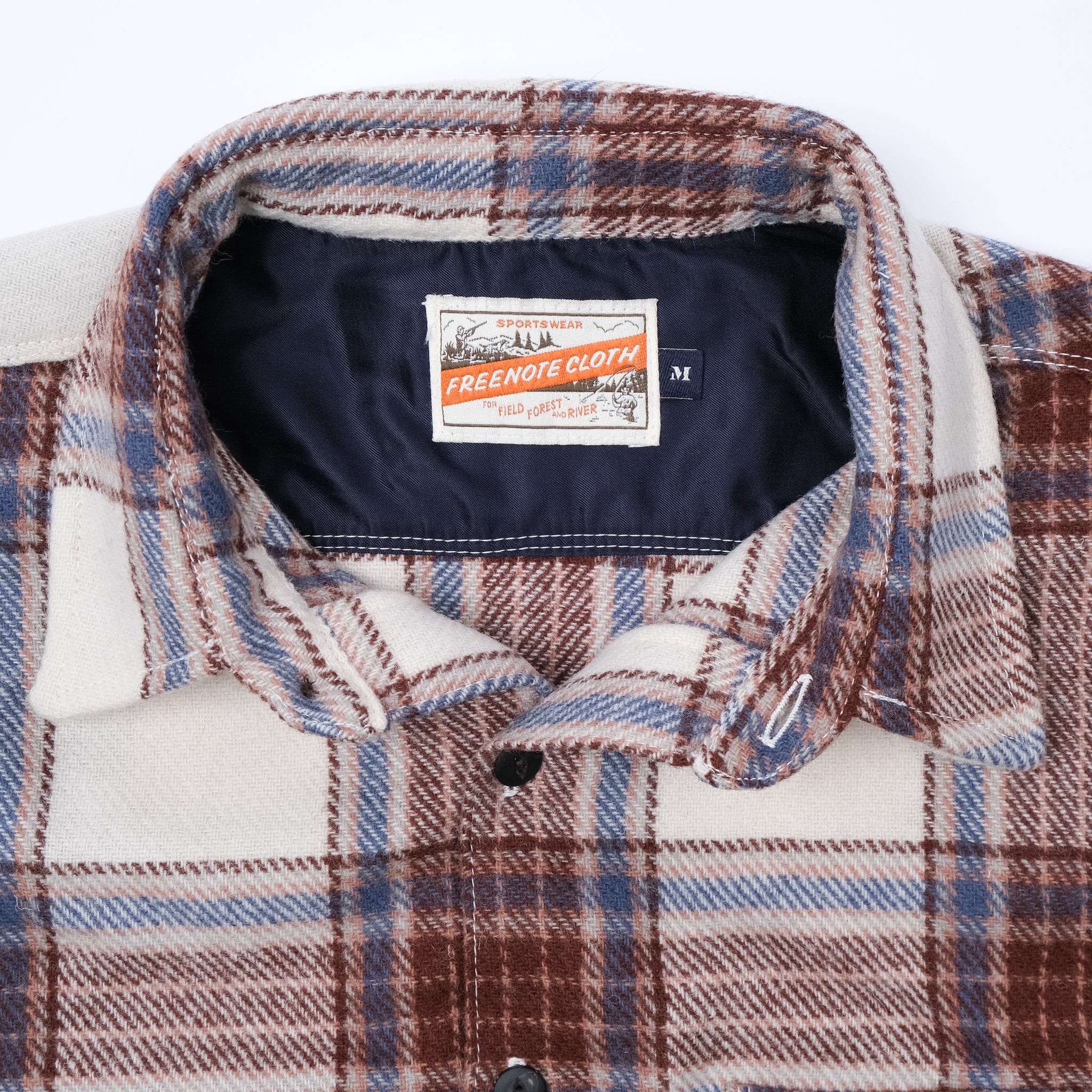 Benson Ivory Wool Plaid