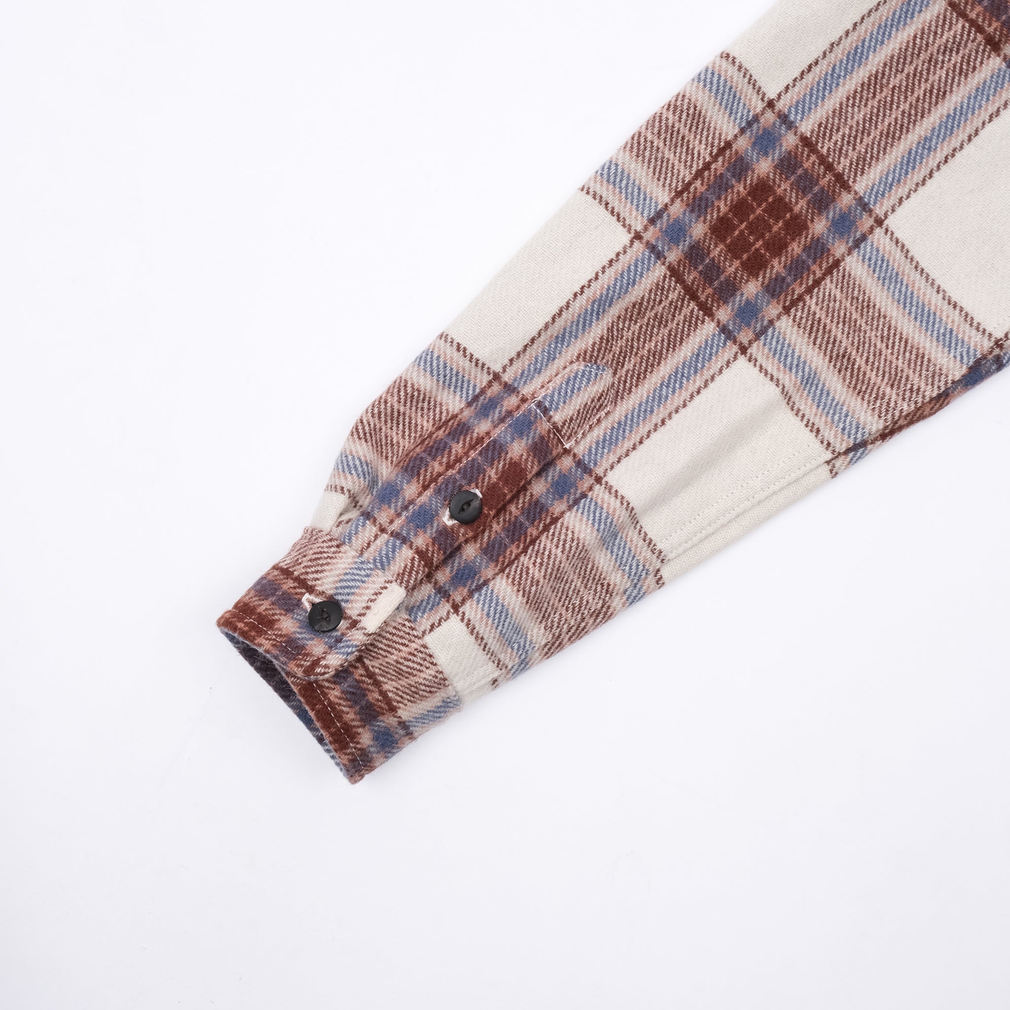 Benson Ivory Wool Plaid
