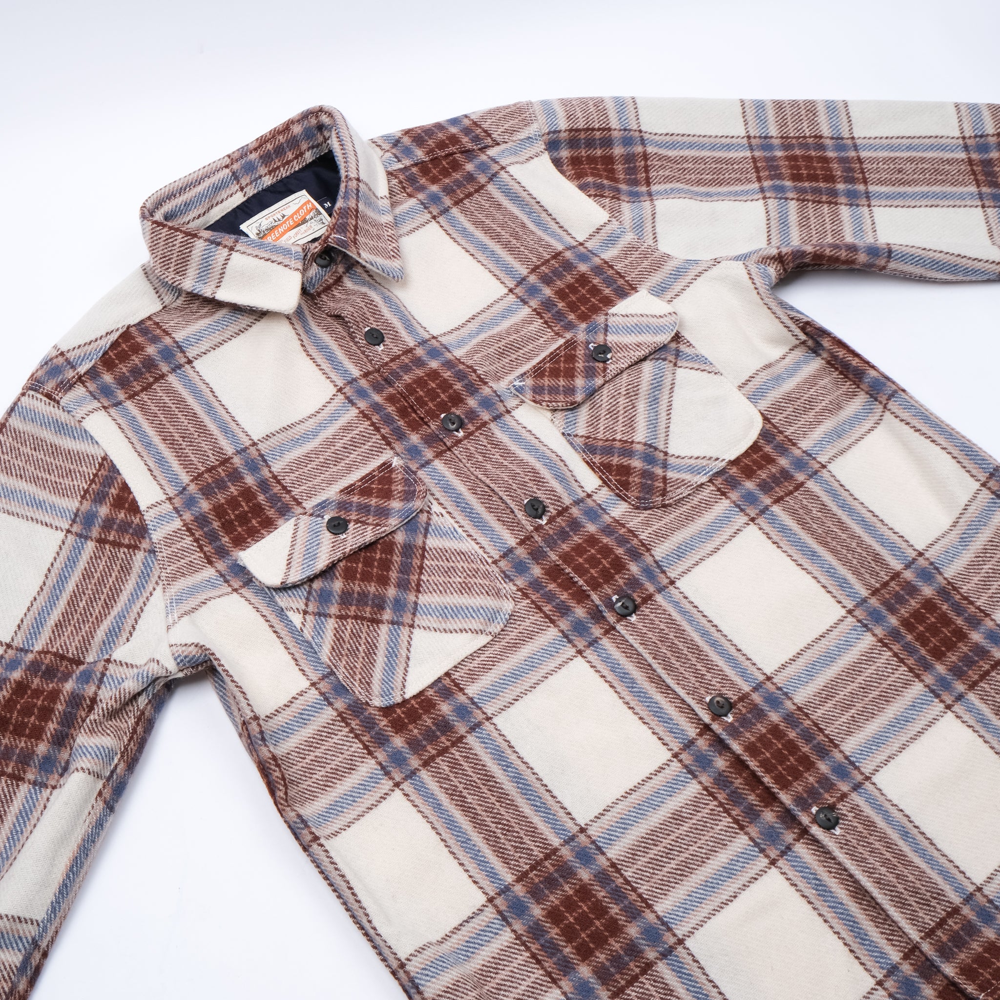 Benson Ivory Wool Plaid