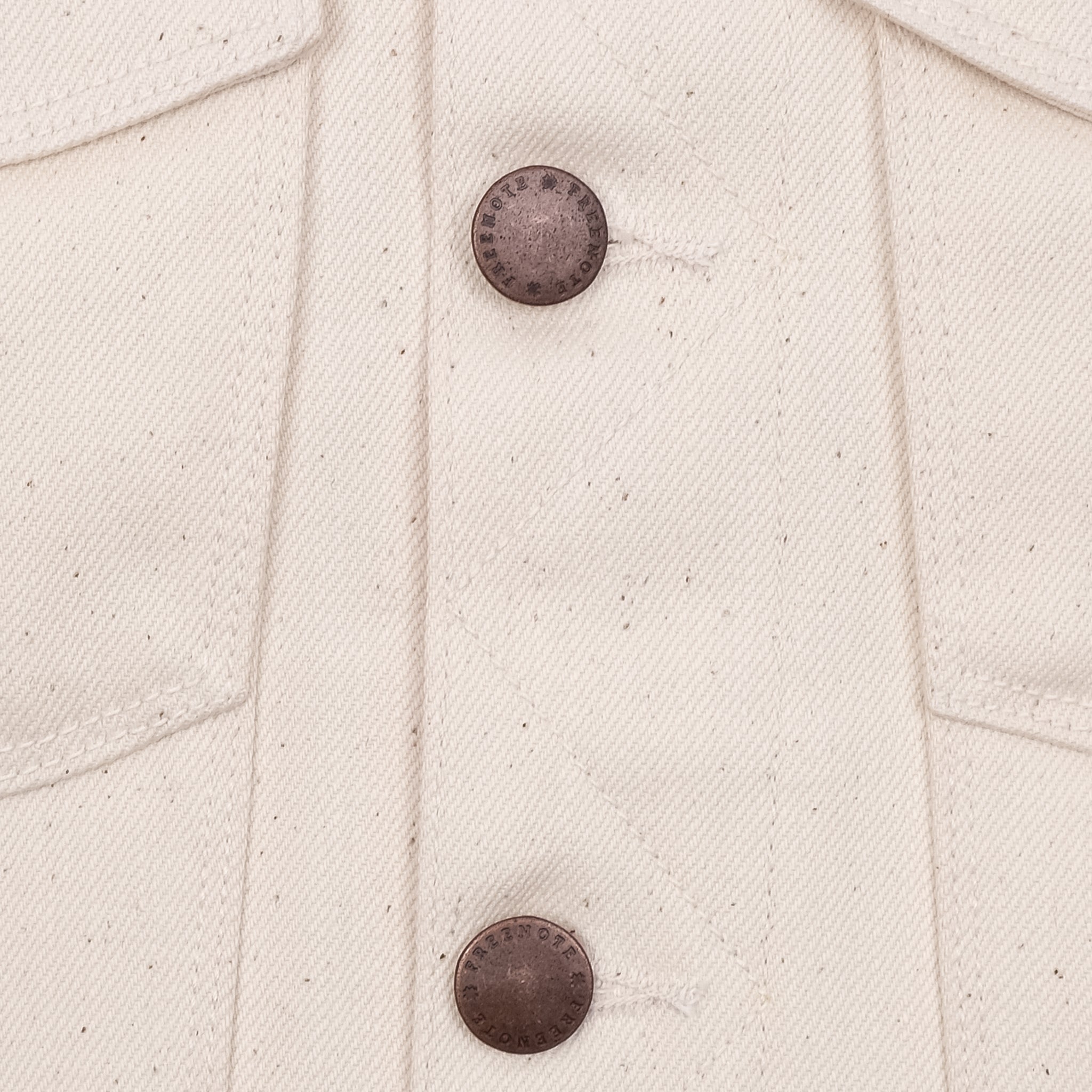 Classic Denim Jacket <span> 14 ounce Natural Ecru </span>