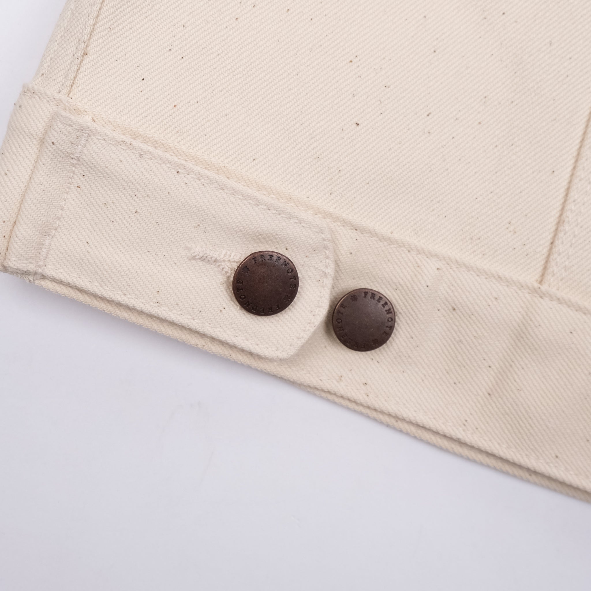 Classic Denim Jacket <span> 14 ounce Natural Ecru </span>