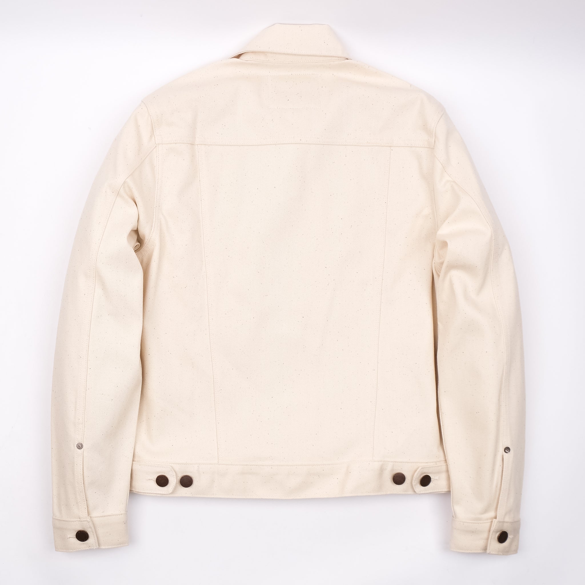 Classic Denim Jacket <span> 14 ounce Natural Ecru </span>