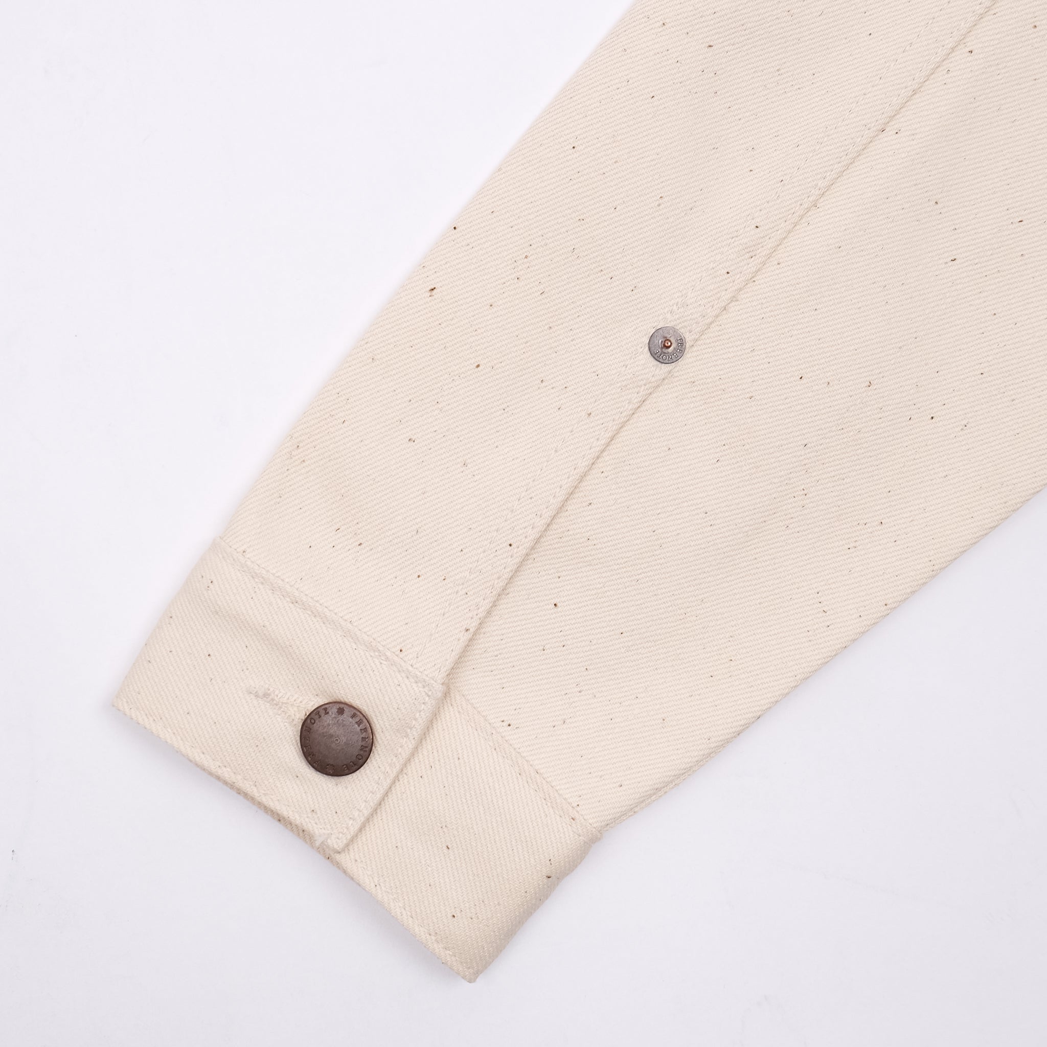 Classic Denim Jacket <span> 14 ounce Natural Ecru </span>