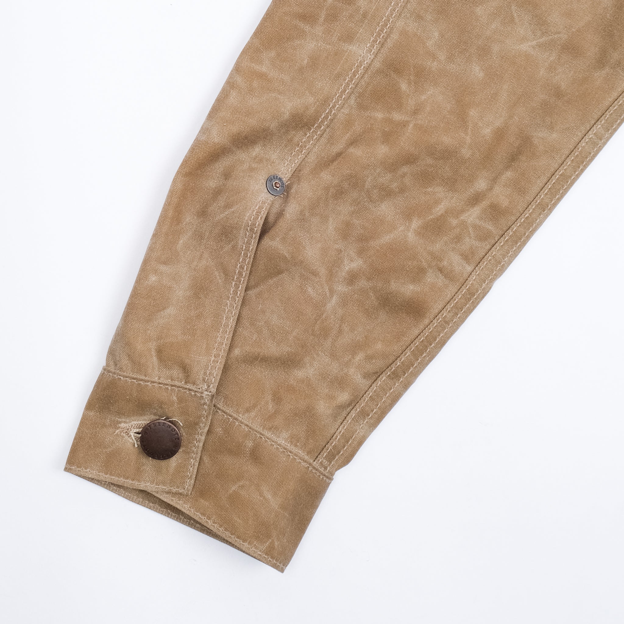 Riders Jacket Waxed Canvas <span>Tumbleweed Red Interior</span>