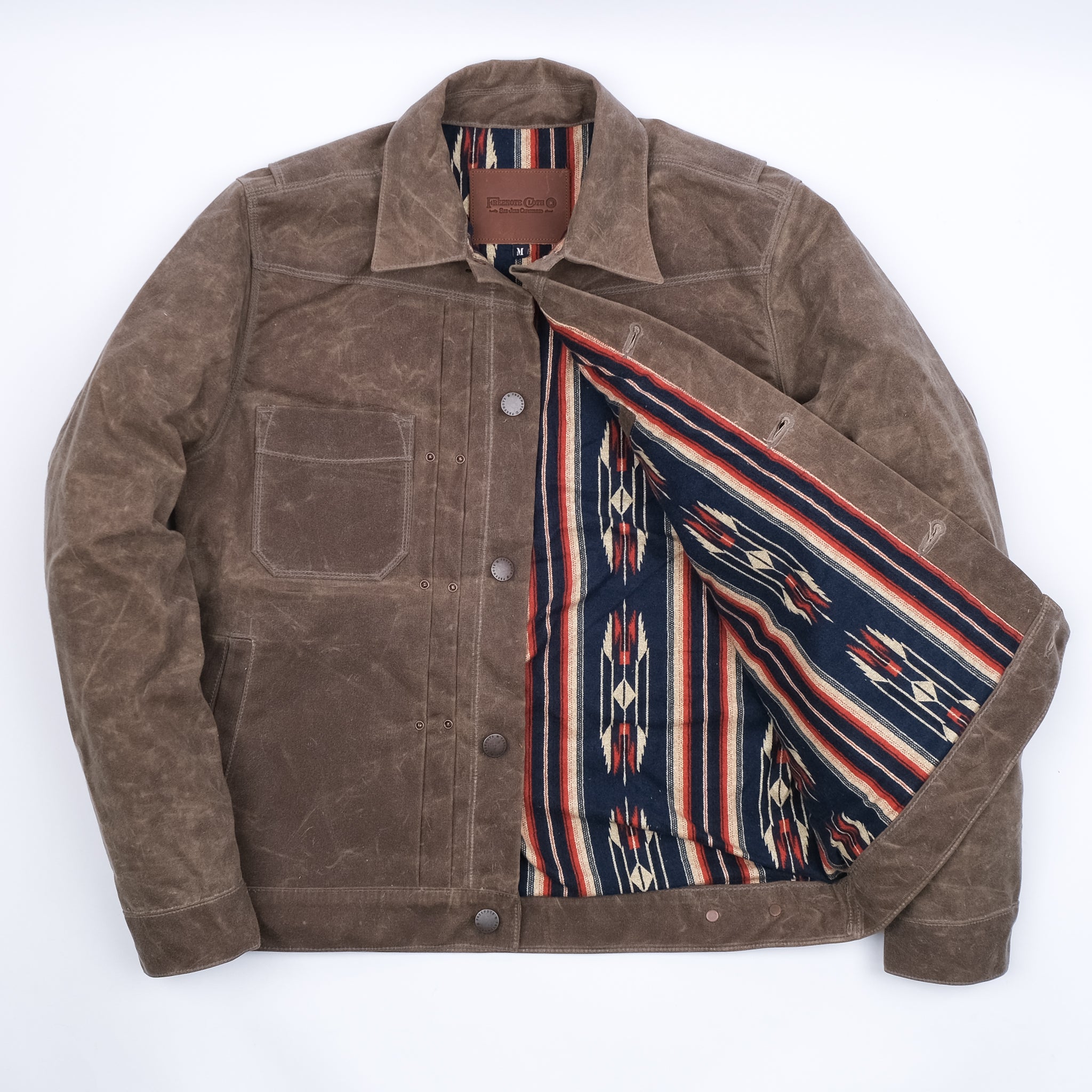 Riders Jacket Waxed Canvas <span>Oak</span>