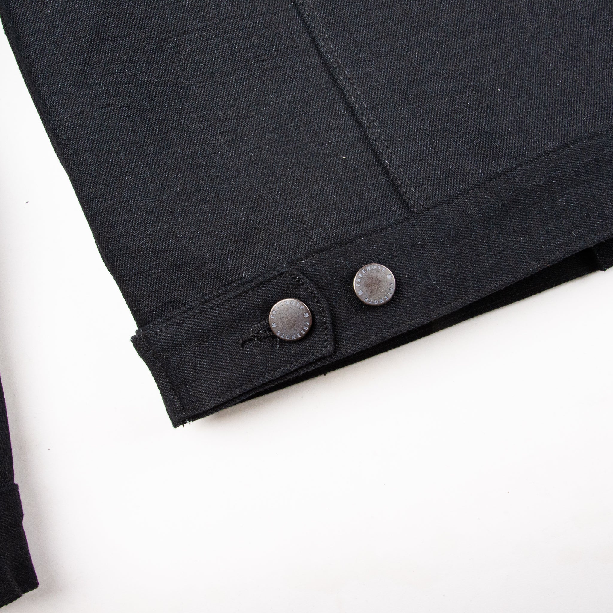 Classic Denim Jacket <span> 17 Ounce Black Slub Denim </span>