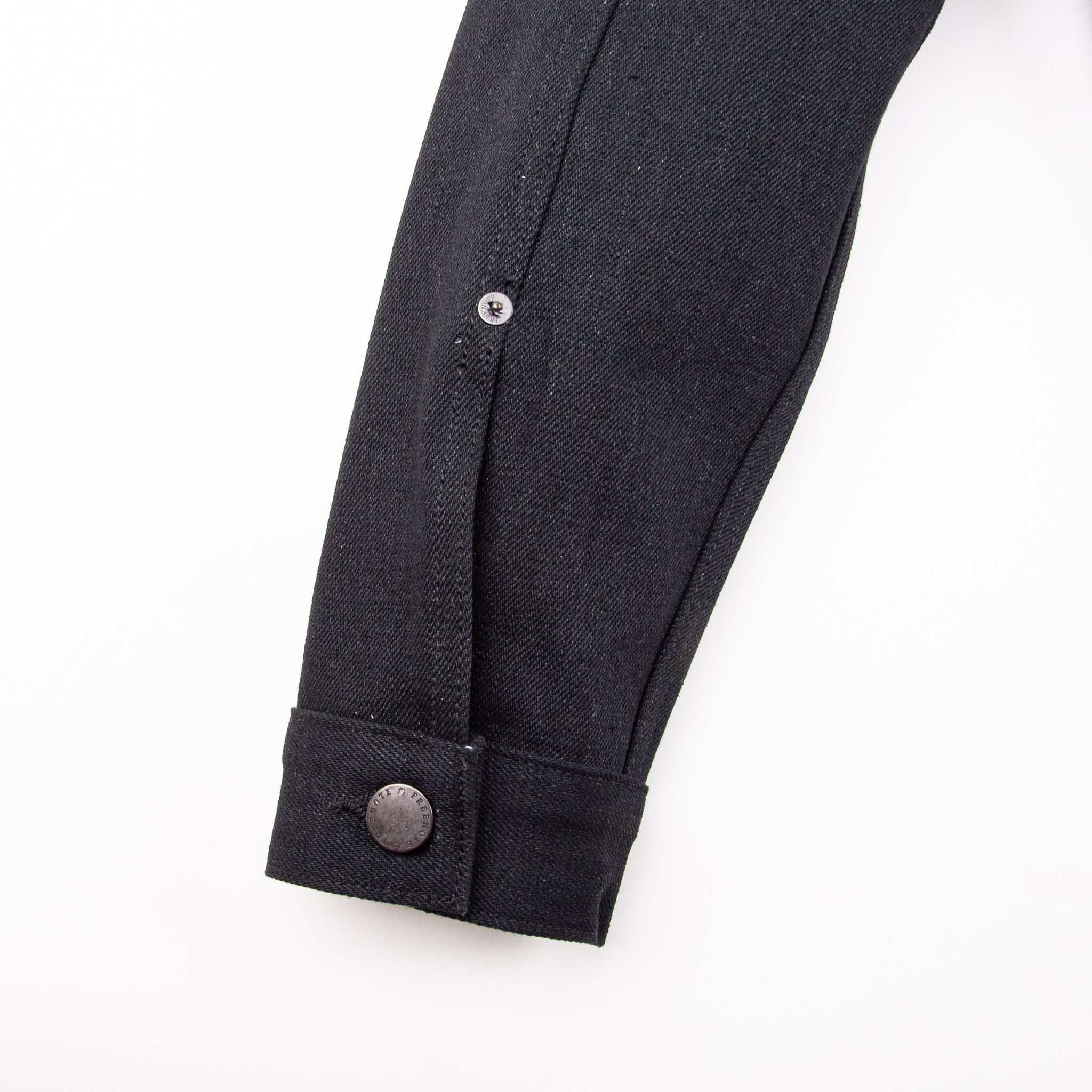Classic Denim Jacket <span> 17 Ounce Black Slub Denim </span>