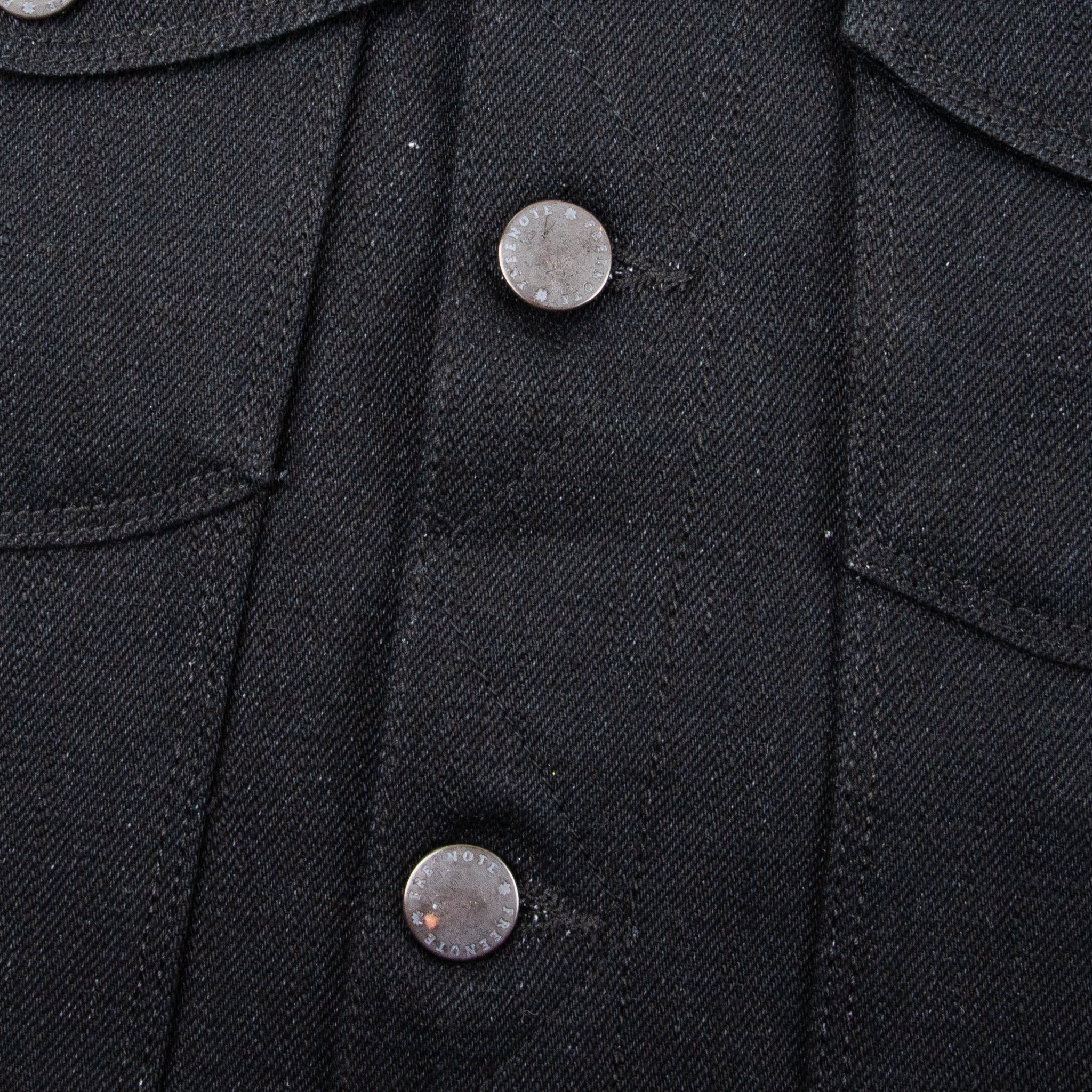 Classic Denim Jacket <span> 17 Ounce Black Slub Denim </span>