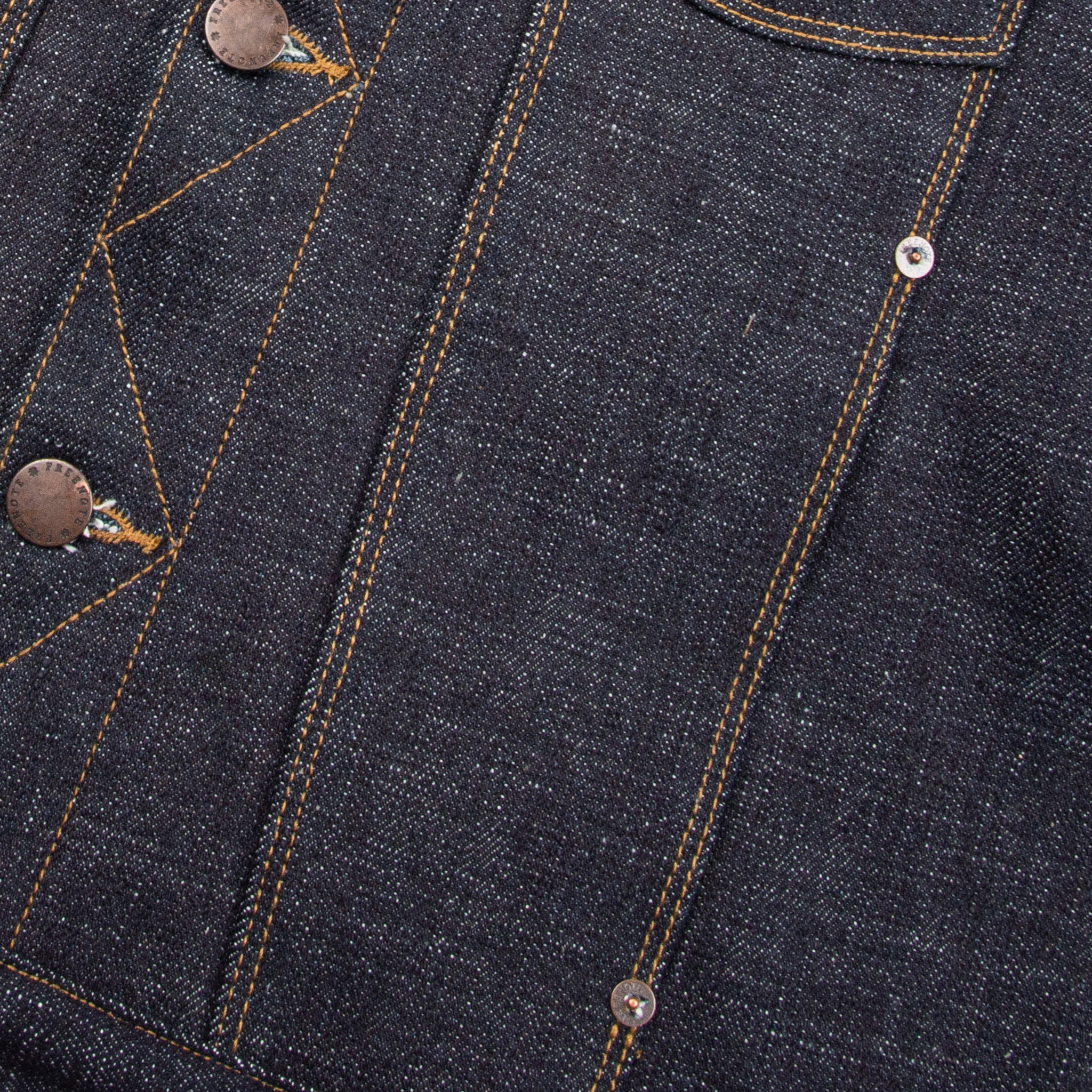 Classic Denim Jacket <span> 17 Ounce Indigo Slub Denim </span>