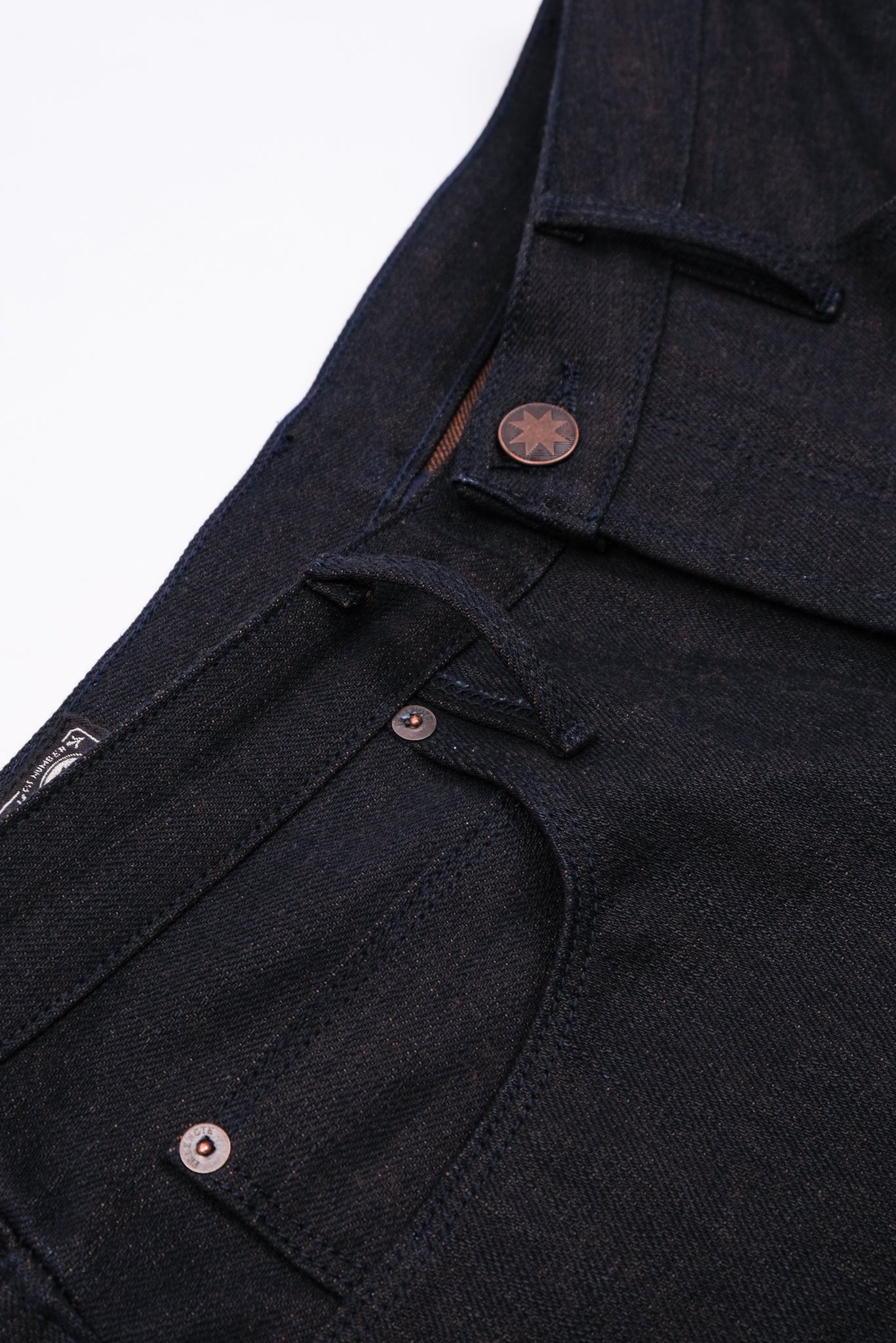 Avila Slim Taper <span> 16 ounce Indigo Brown Denim</span>