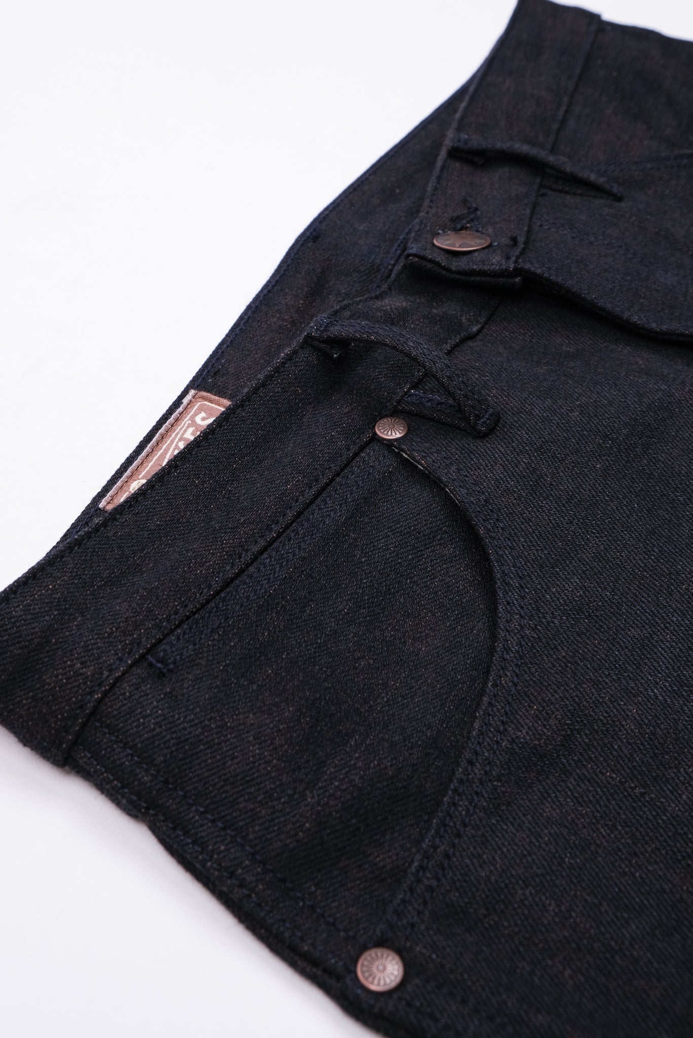 Wilkes Western <span>16 Ounce Indigo Brown Denim </span>