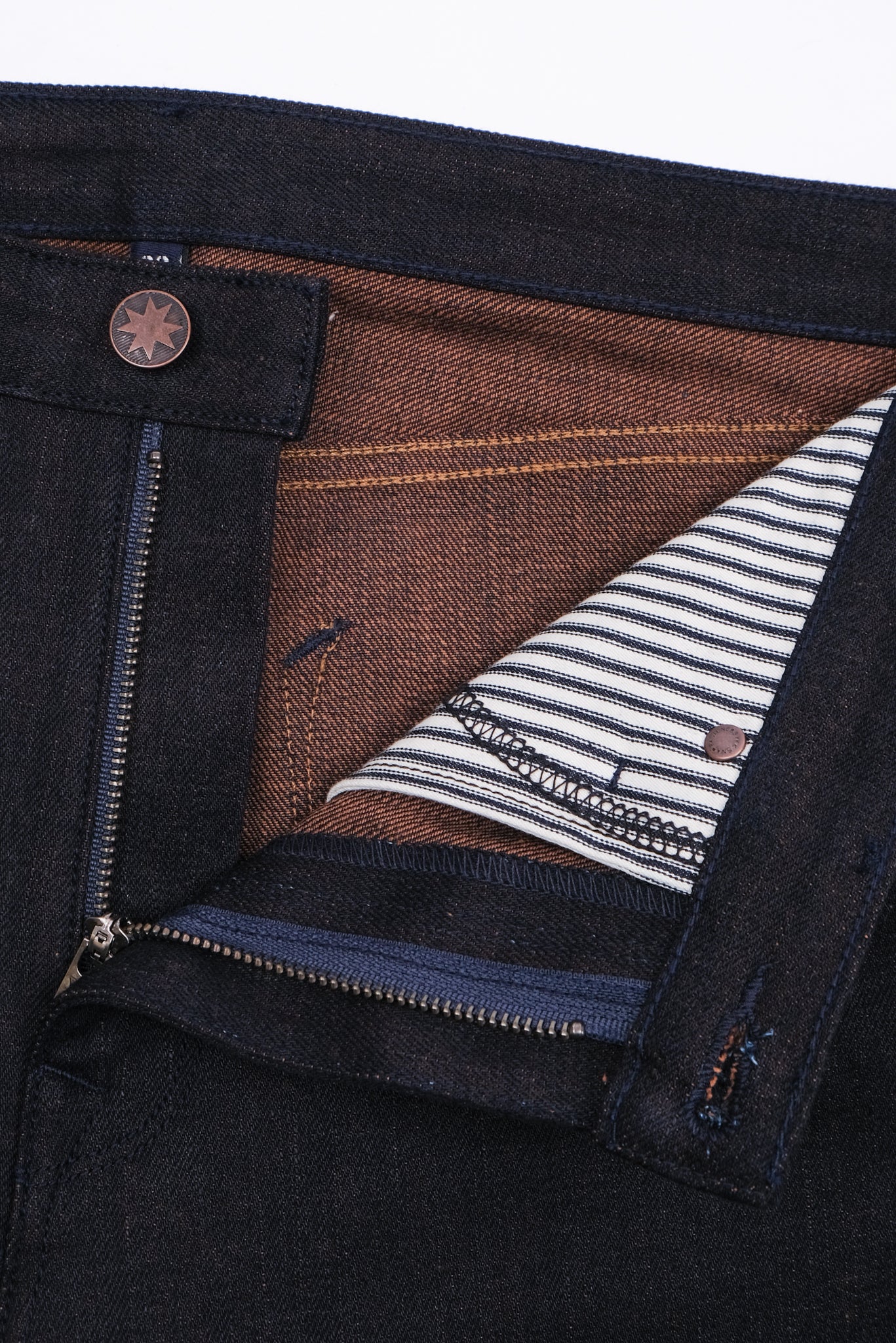 Wilkes Western <span>16 Ounce Indigo Brown Denim </span>