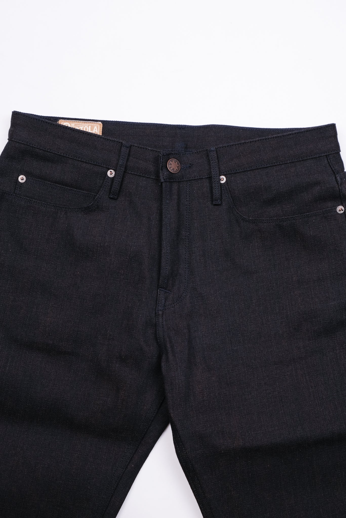 Portola Classic Taper <span> 16 Ounce Indigo Brown Denim </span>