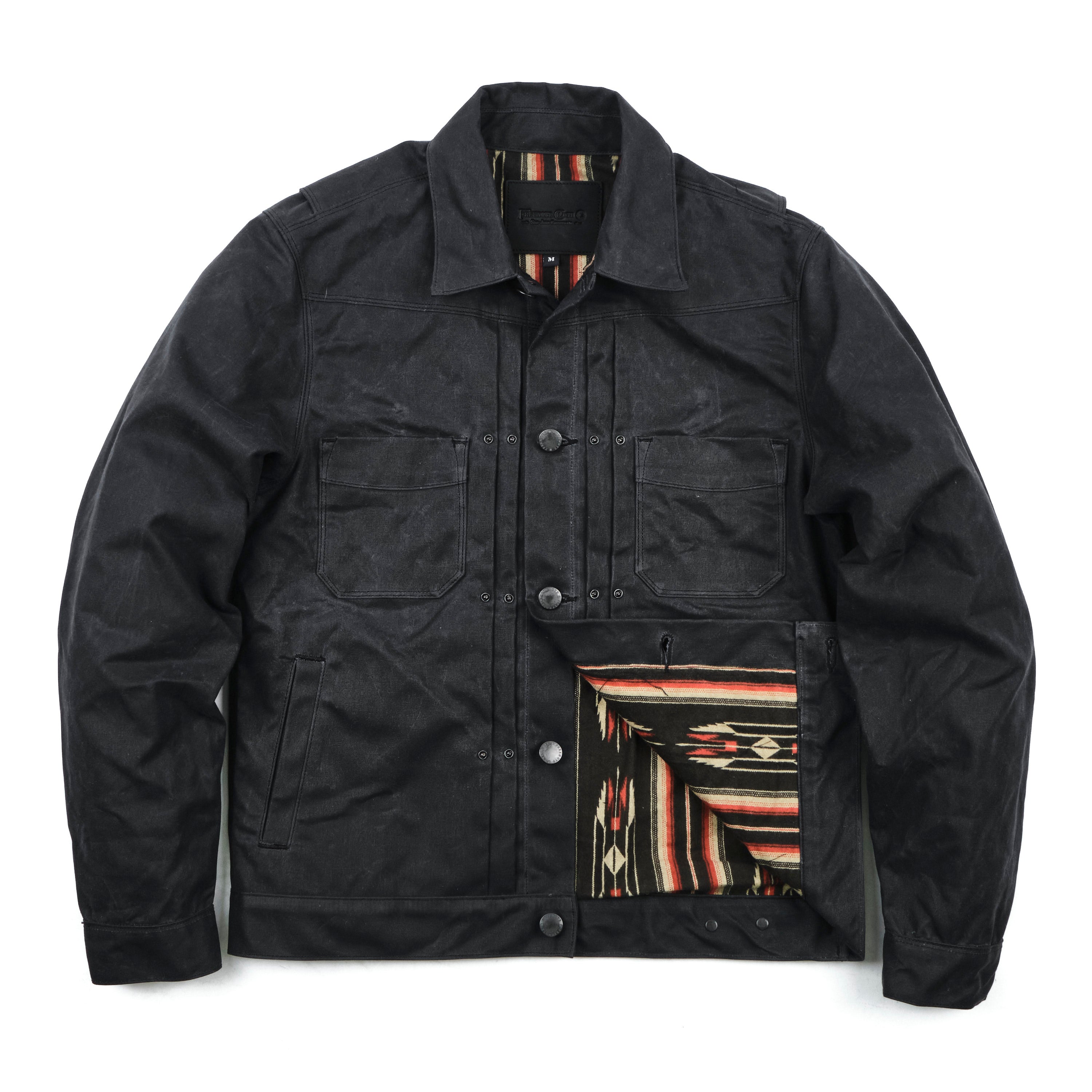 Riders Jacket Waxed Canvas | Black