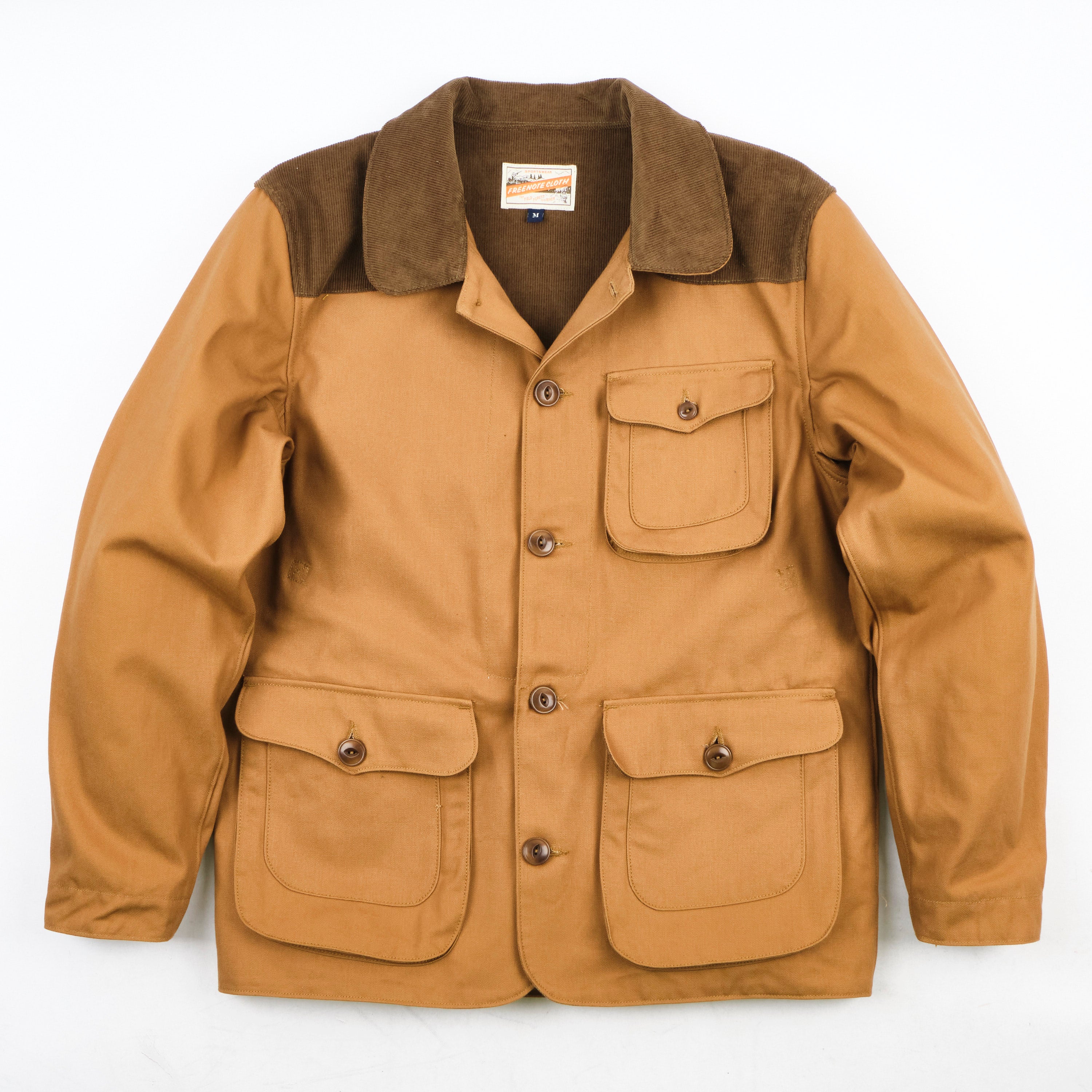ジャケット・アウター Button Jacket Natural Duck Keynot | Duck Canvas Jacket