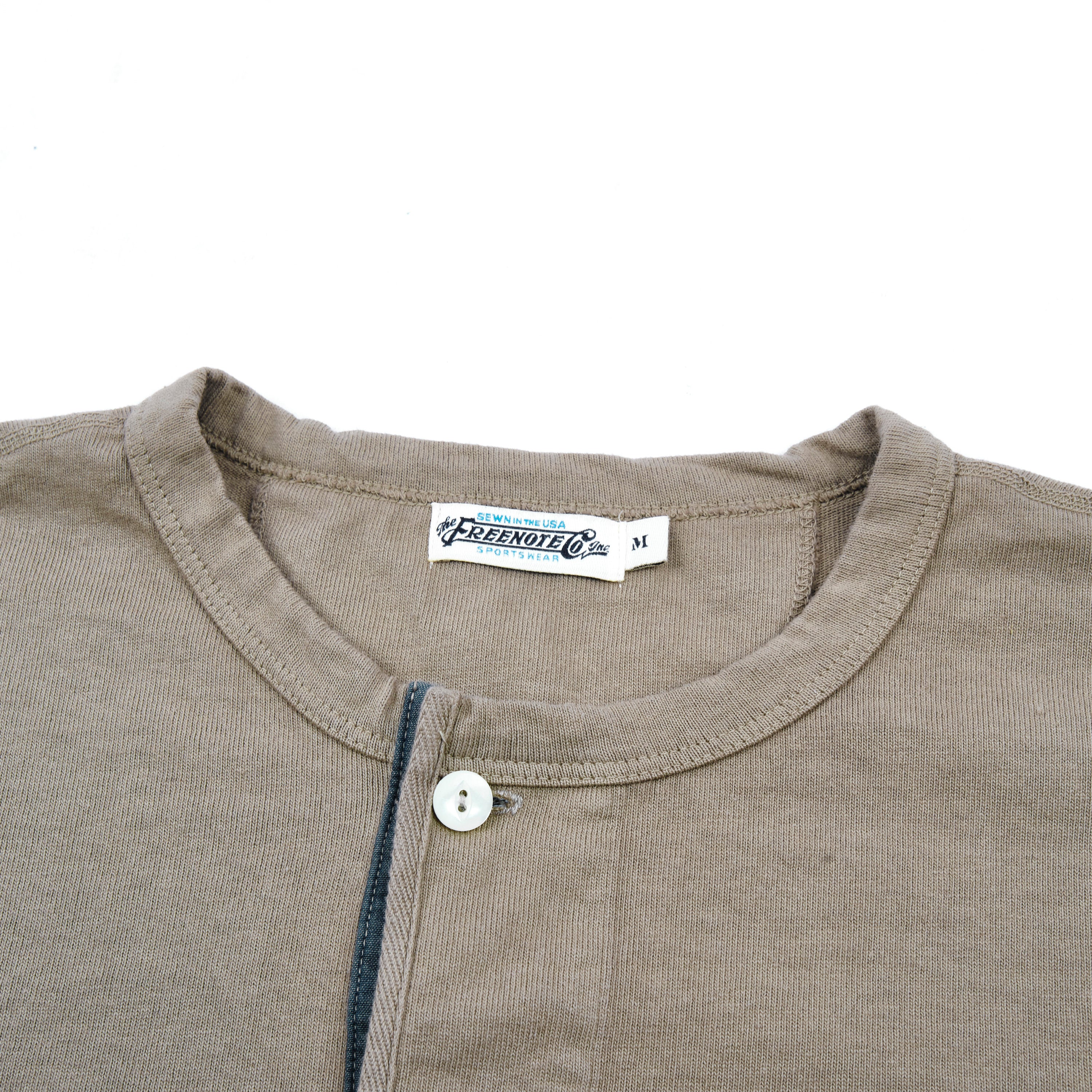 13 Ounce Henley L/S Fog