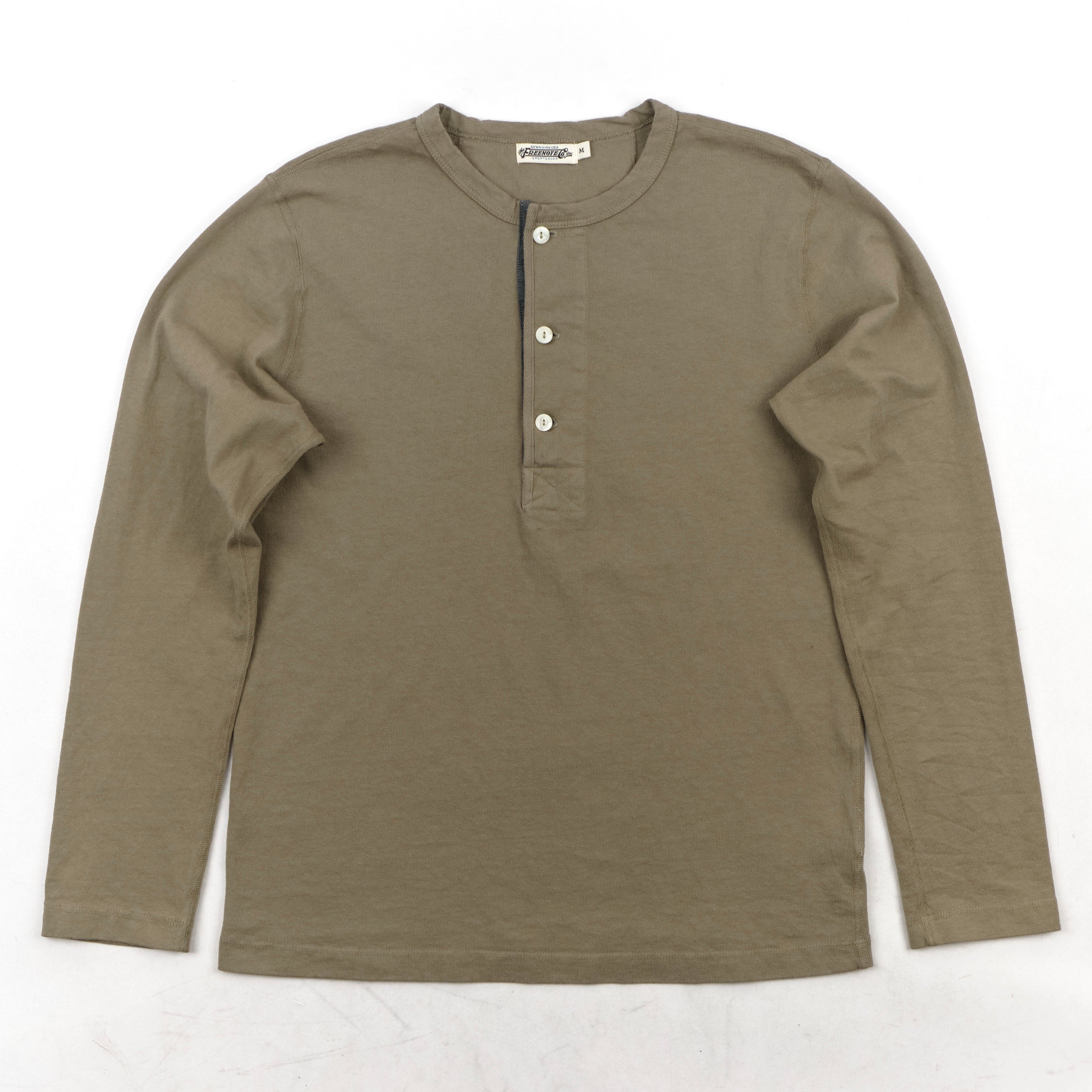 13 Ounce Henley L/S Fog
