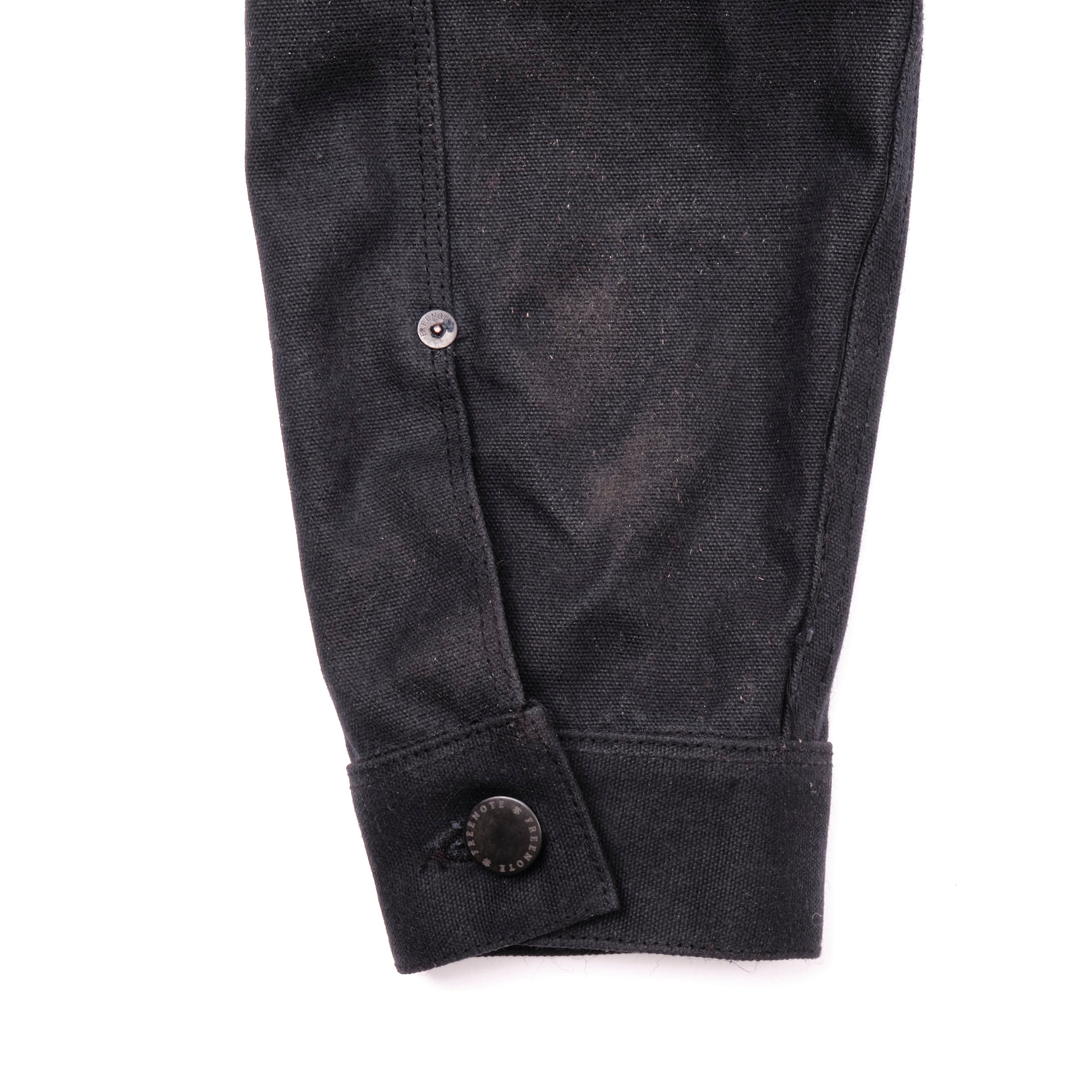 Riders Jacket Heavy Waxed Canvas | Black Alpaca