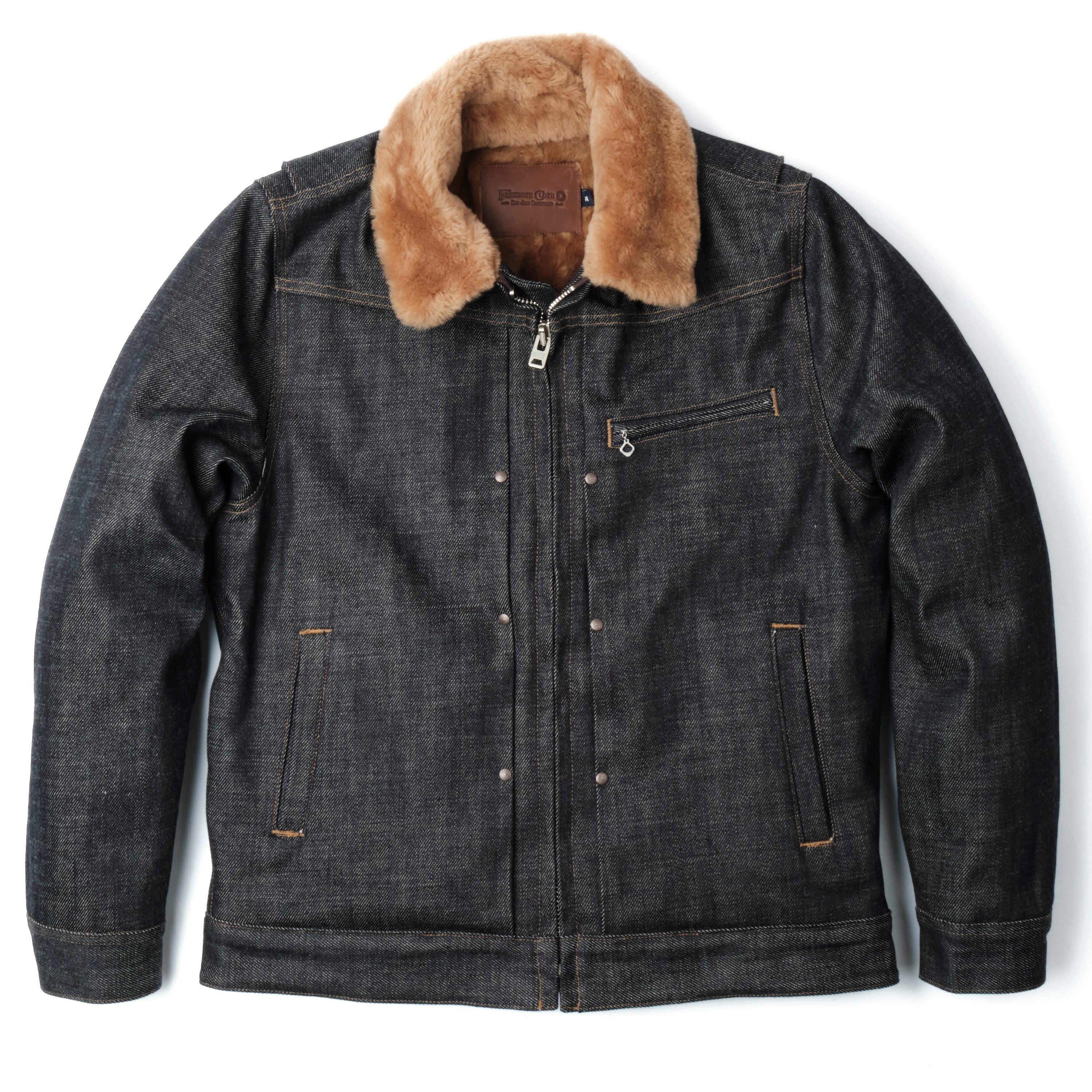 Jean jacket with outlet sheep fur