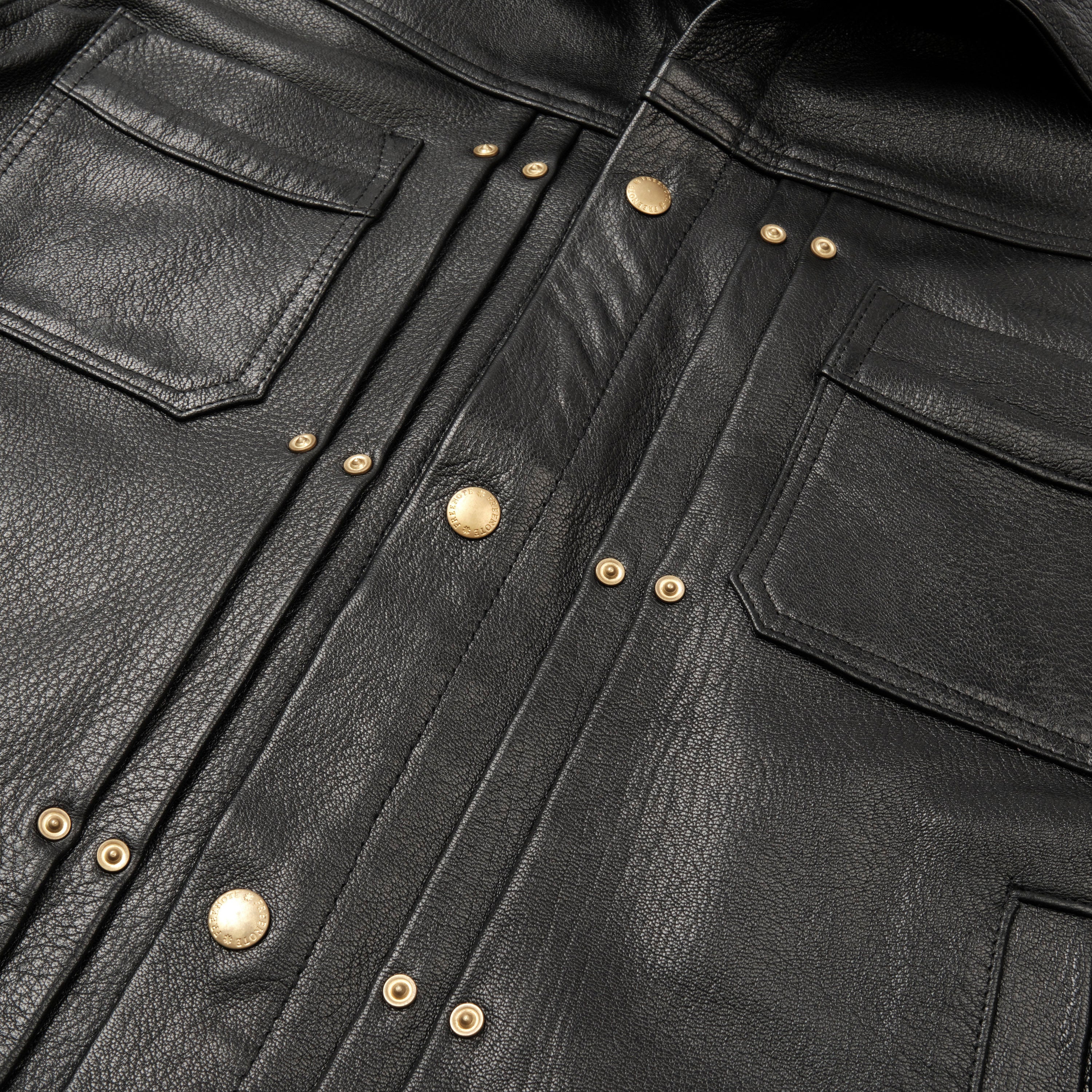 Riders Jacket Black Goatskin Leather