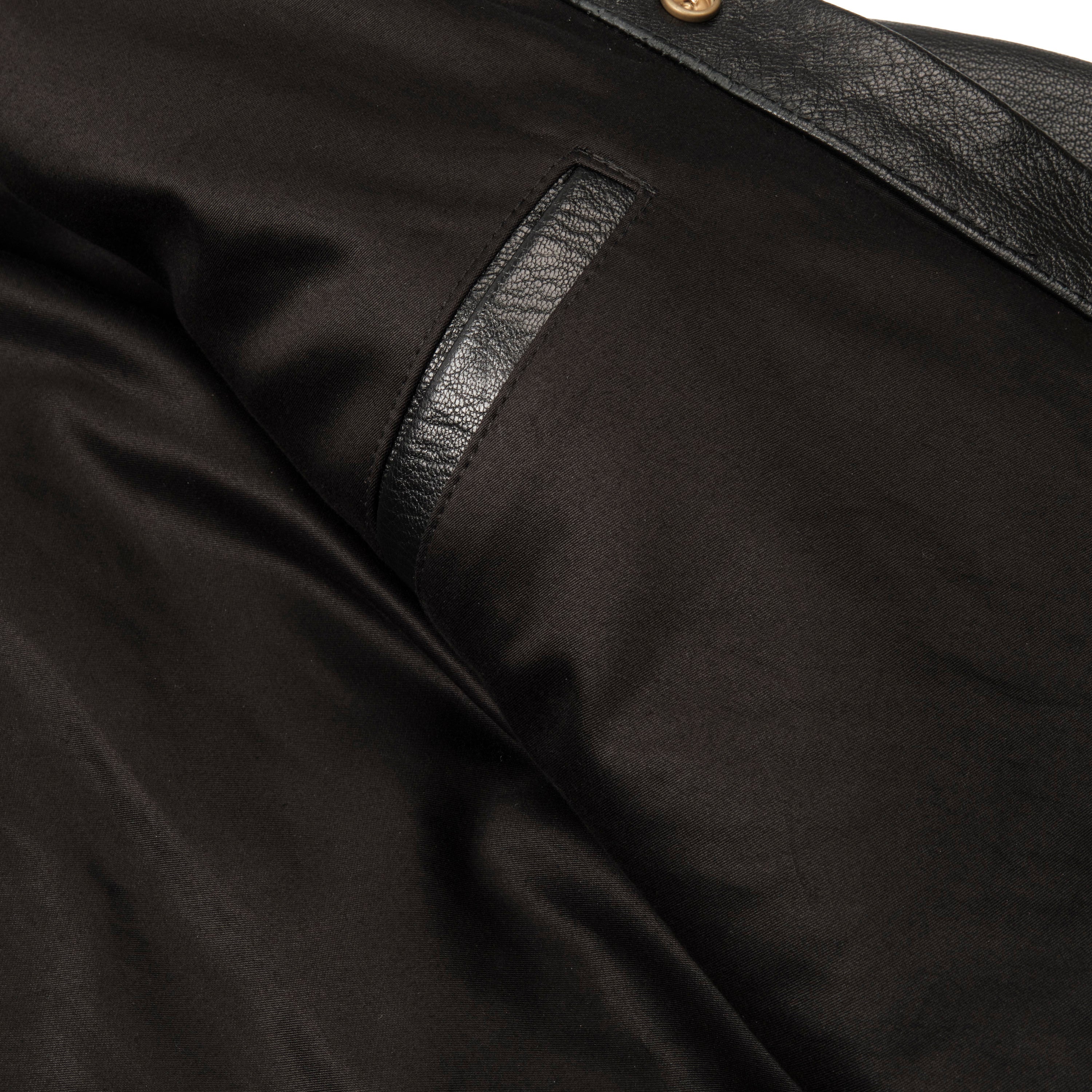 Riders Jacket | Black Goatskin