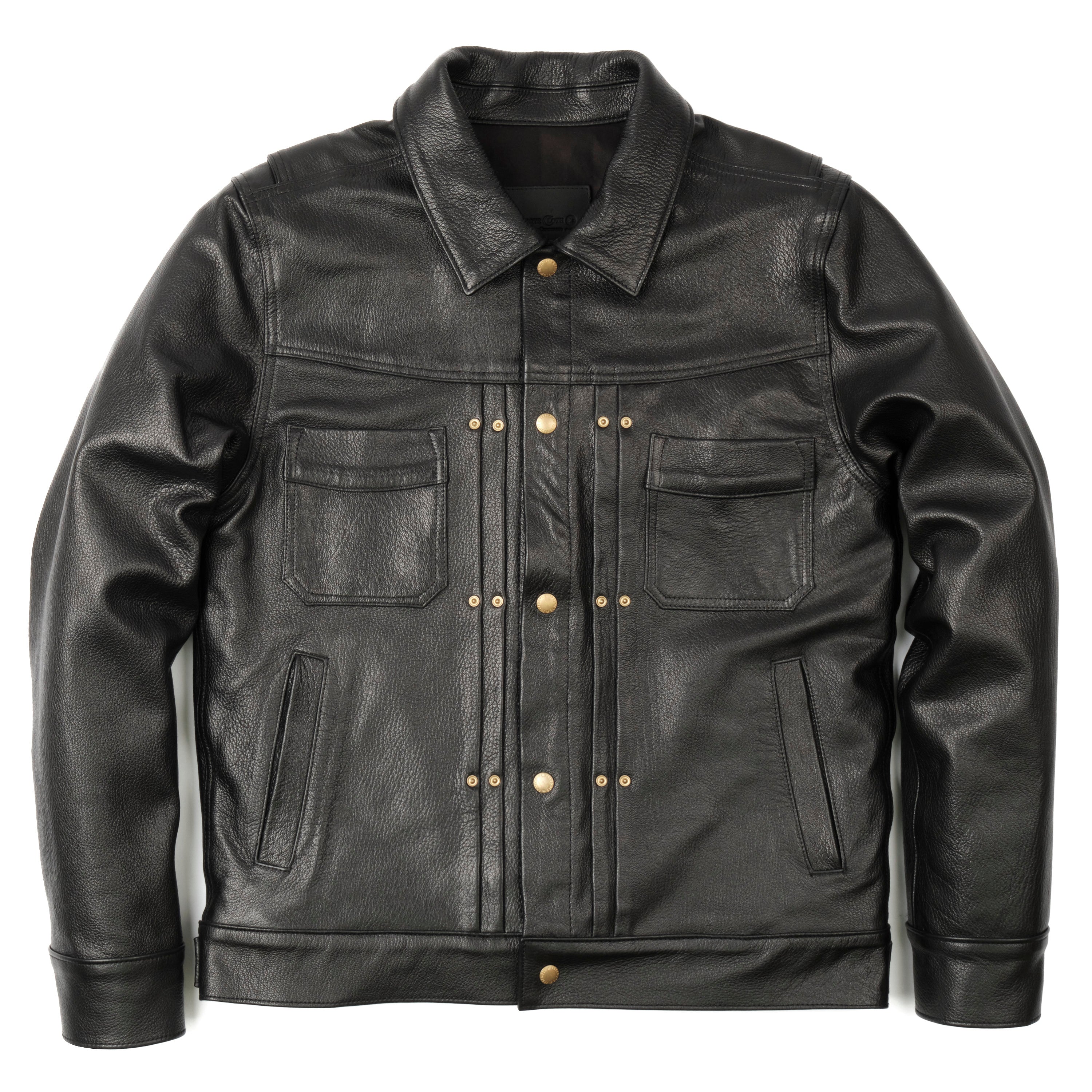 Riders Jacket Black Goatskin Leather