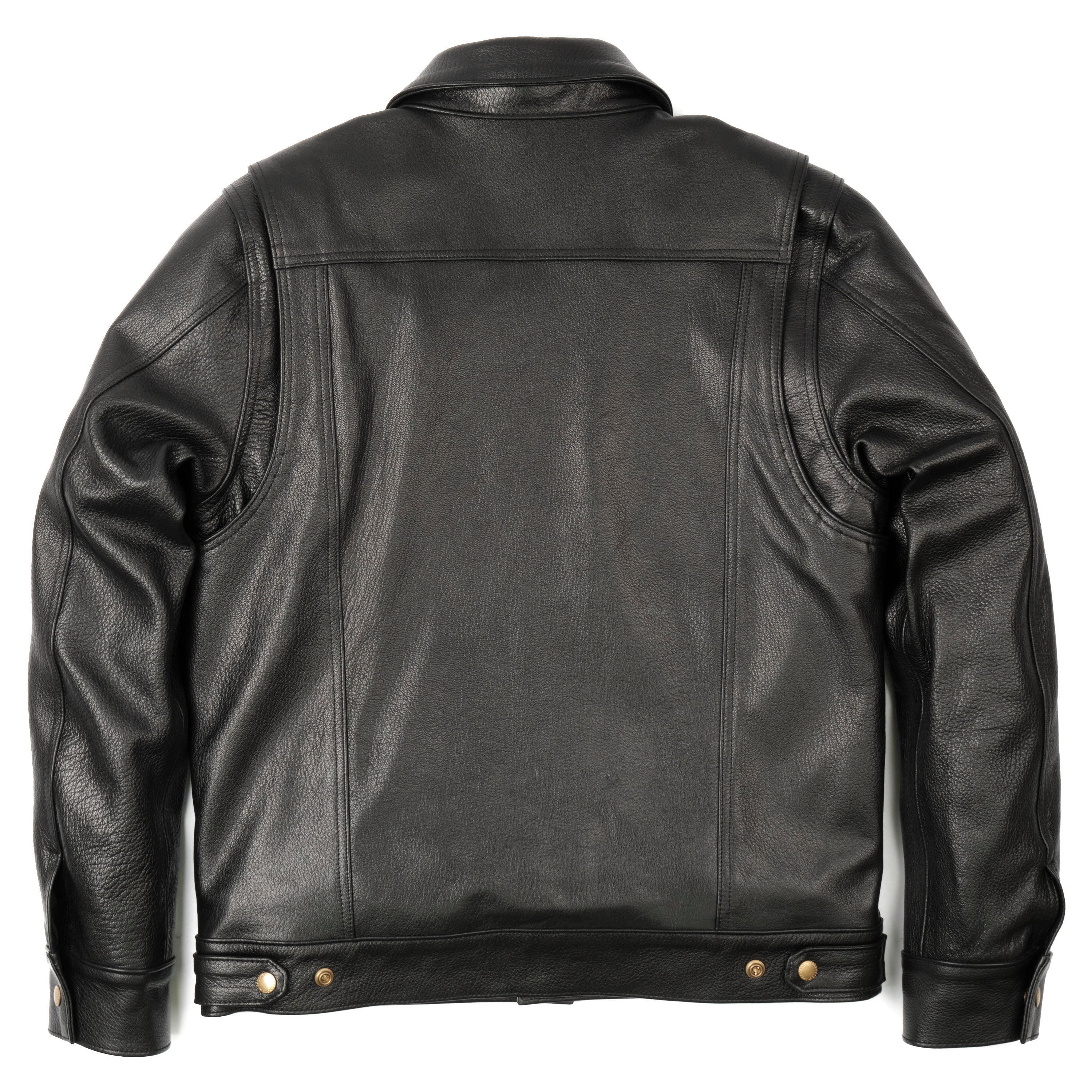 Riders Jacket Black Goatskin Leather