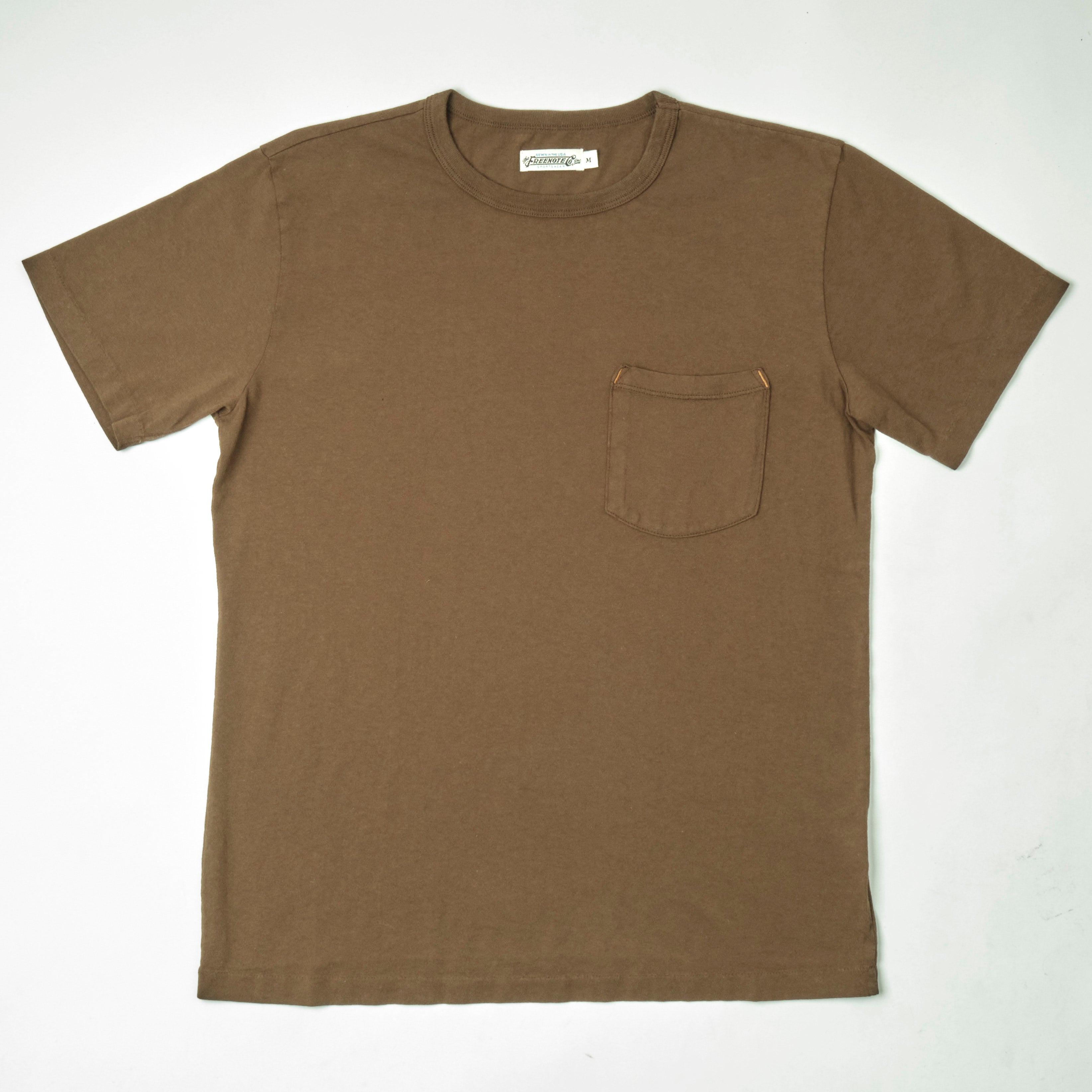 9 Ounce Pocket T Shirt Cedar