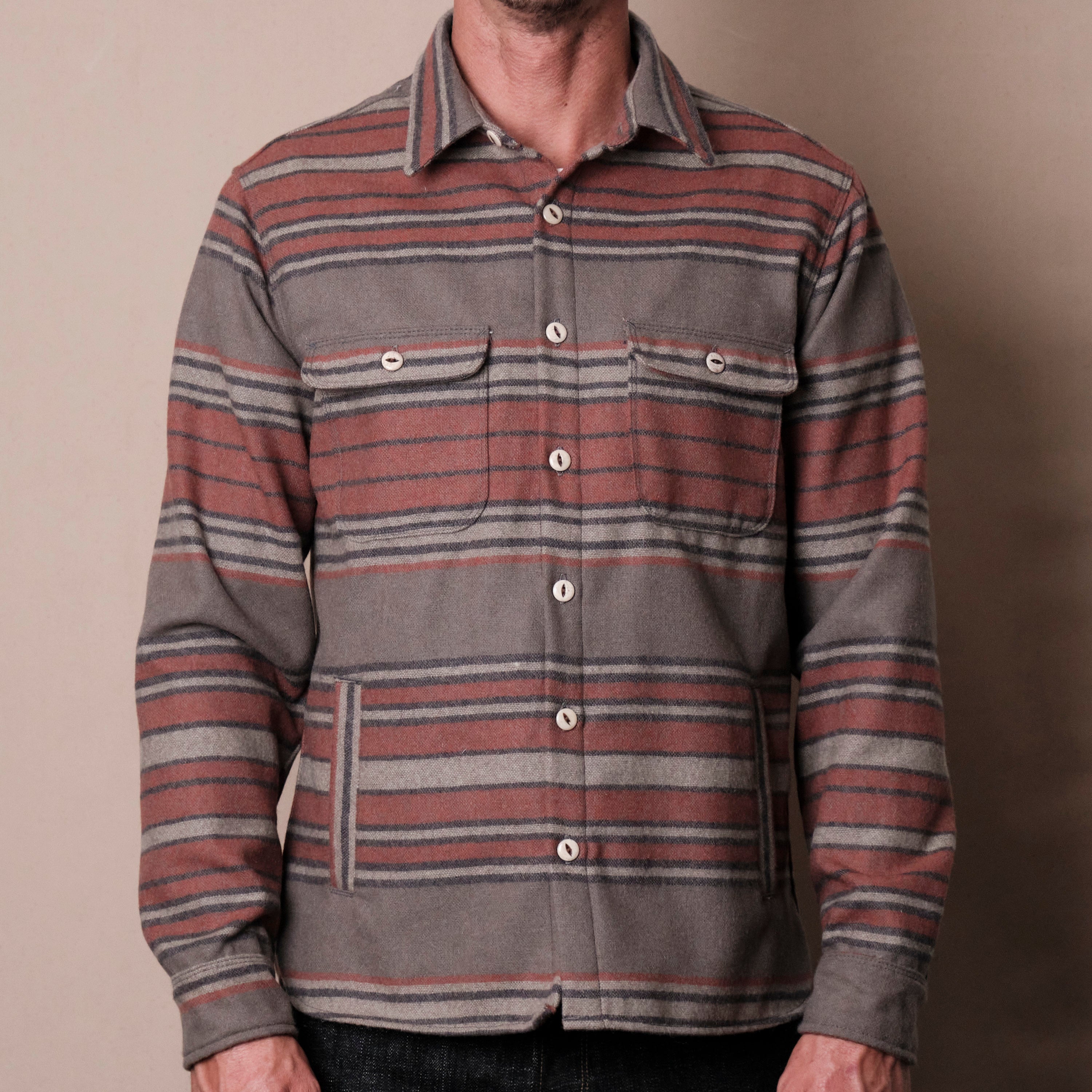 Alta Cedar Stripe Wool