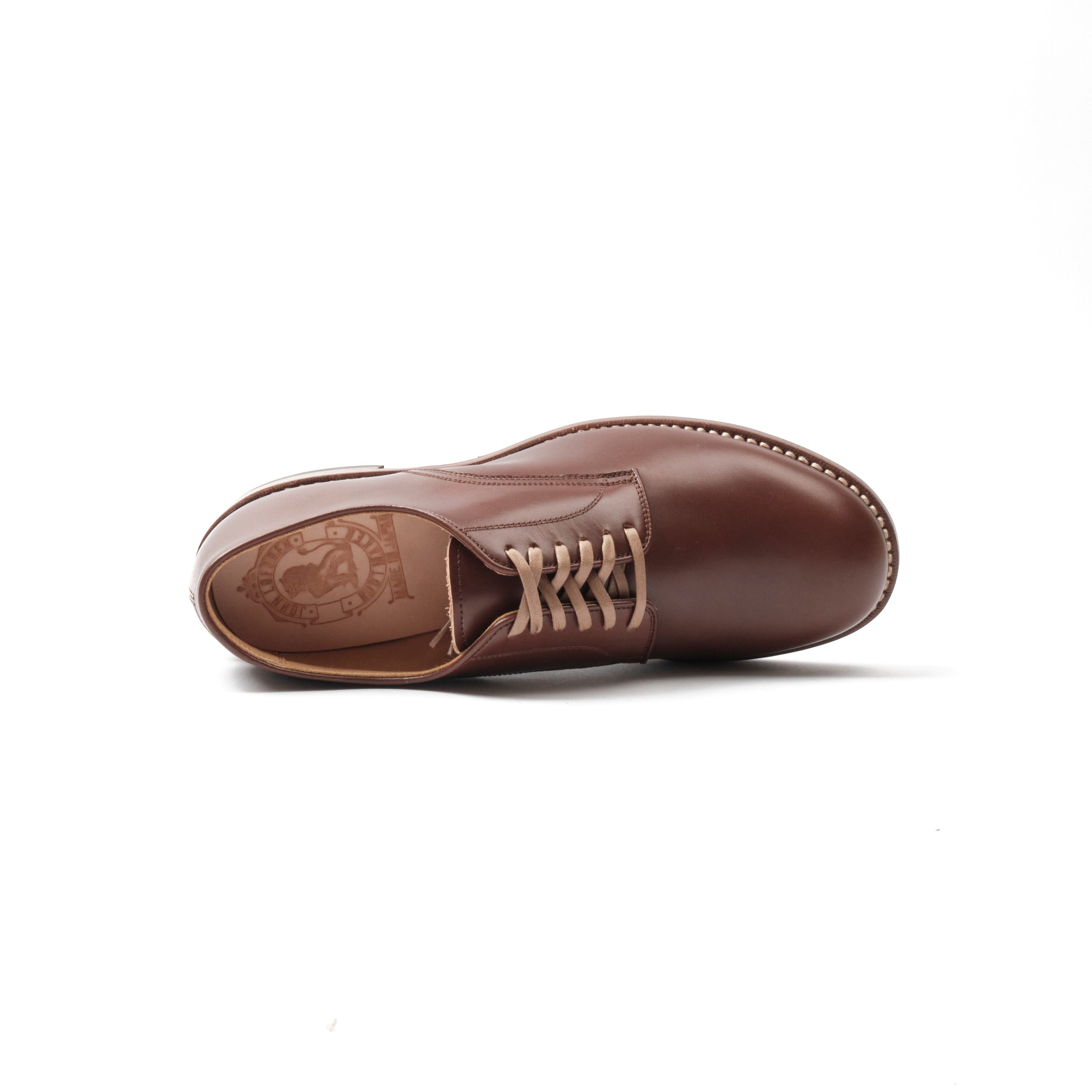 John Lofgren USN Low Quarter Shoes | Calfskin Russet Brown