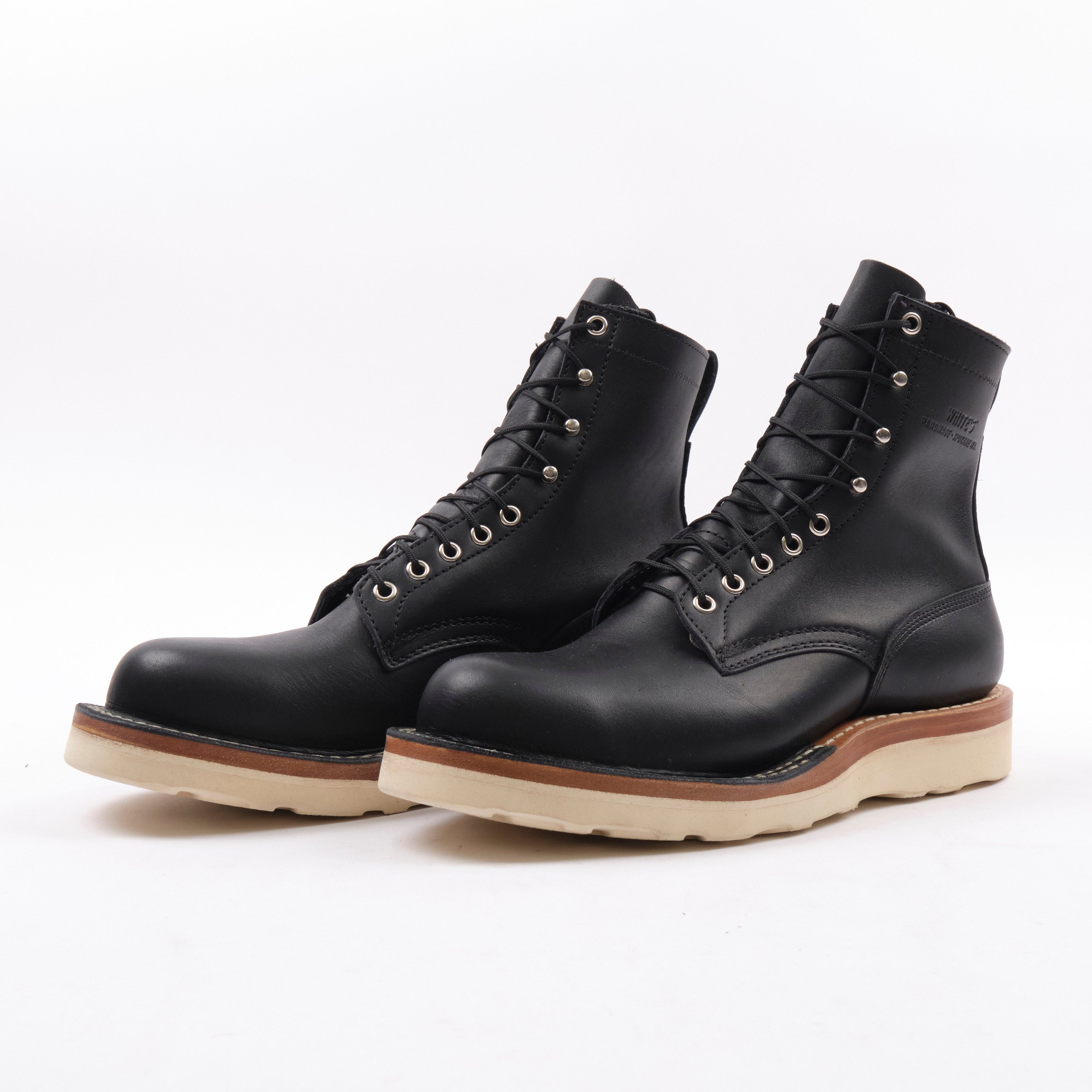 FREENOTE CLOTH X WHITE'S BOOTS - CENTENNIAL 8" - SEIDEL BLACK OIL TAN