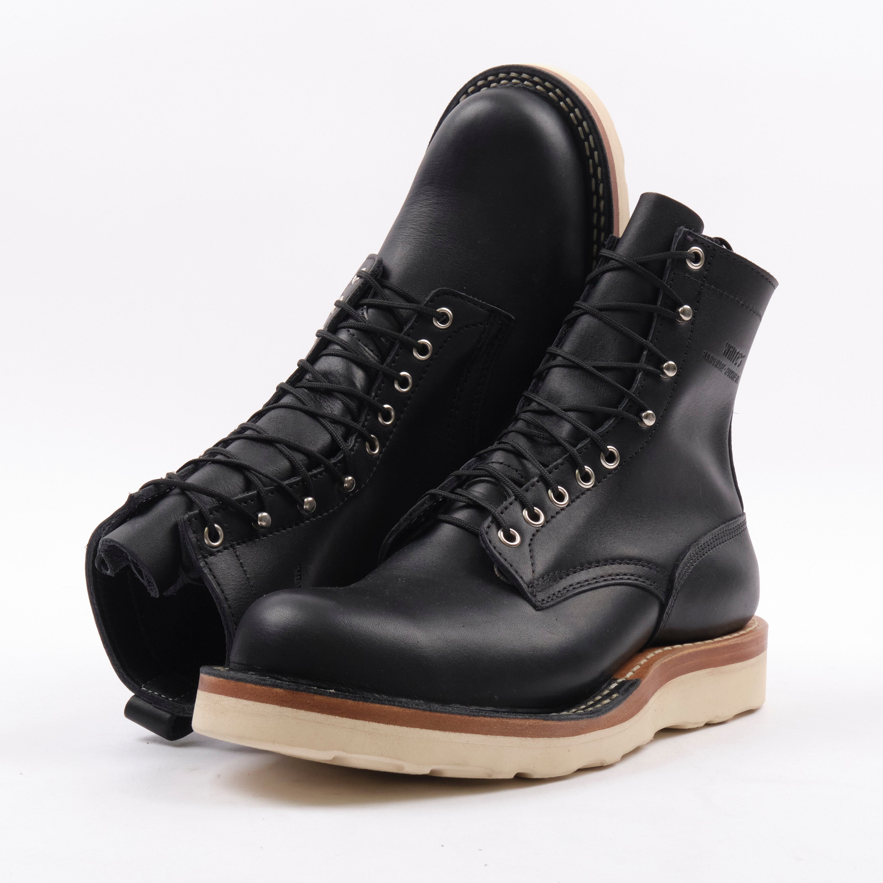 FREENOTE CLOTH X WHITE'S BOOTS - CENTENNIAL 8" - SEIDEL BLACK OIL TAN