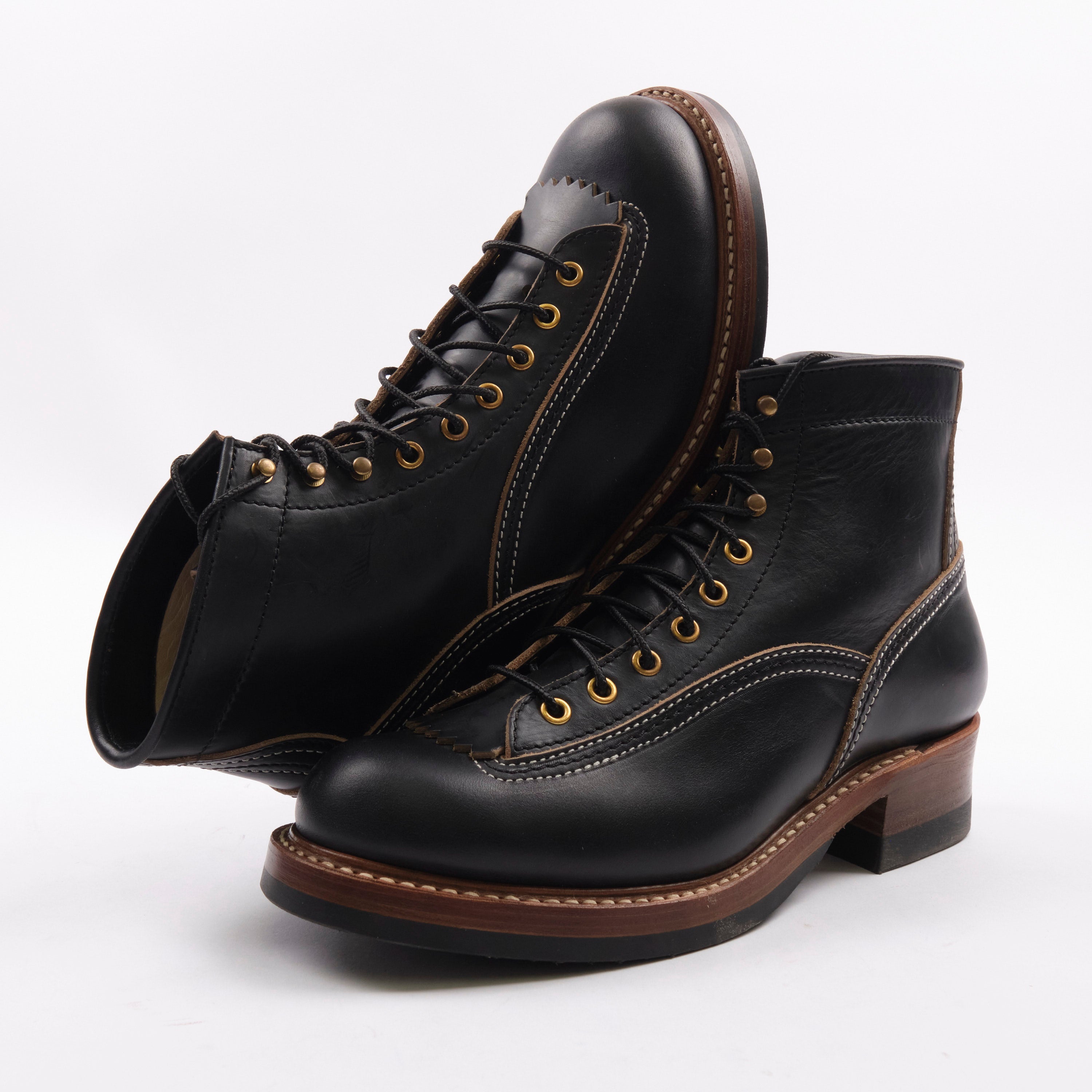 John Lofgren Donkey Puncher Boots Horween Chromexcel Black