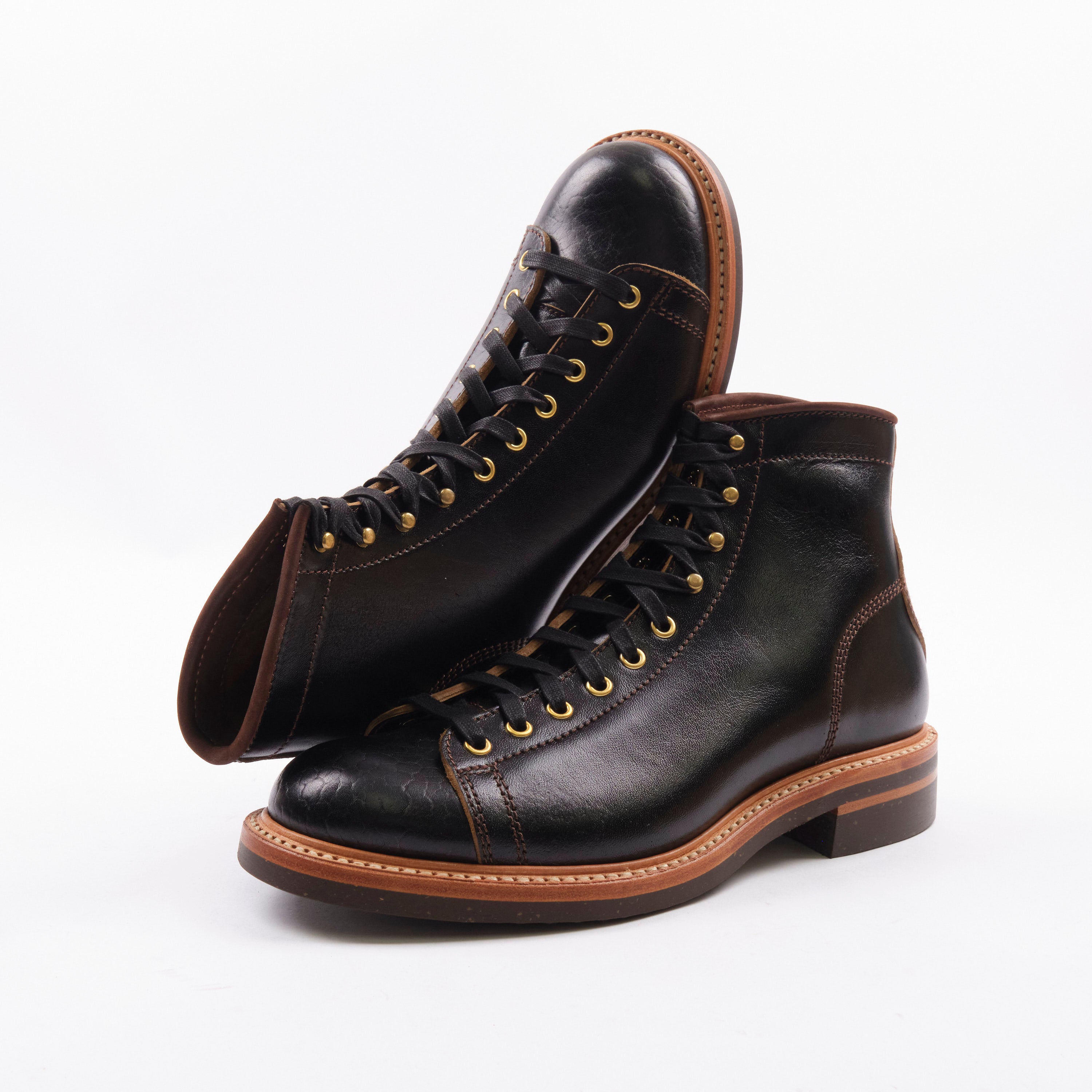 John Lofgren Monkey Boots Shinki Hikaku Horsebutt Black