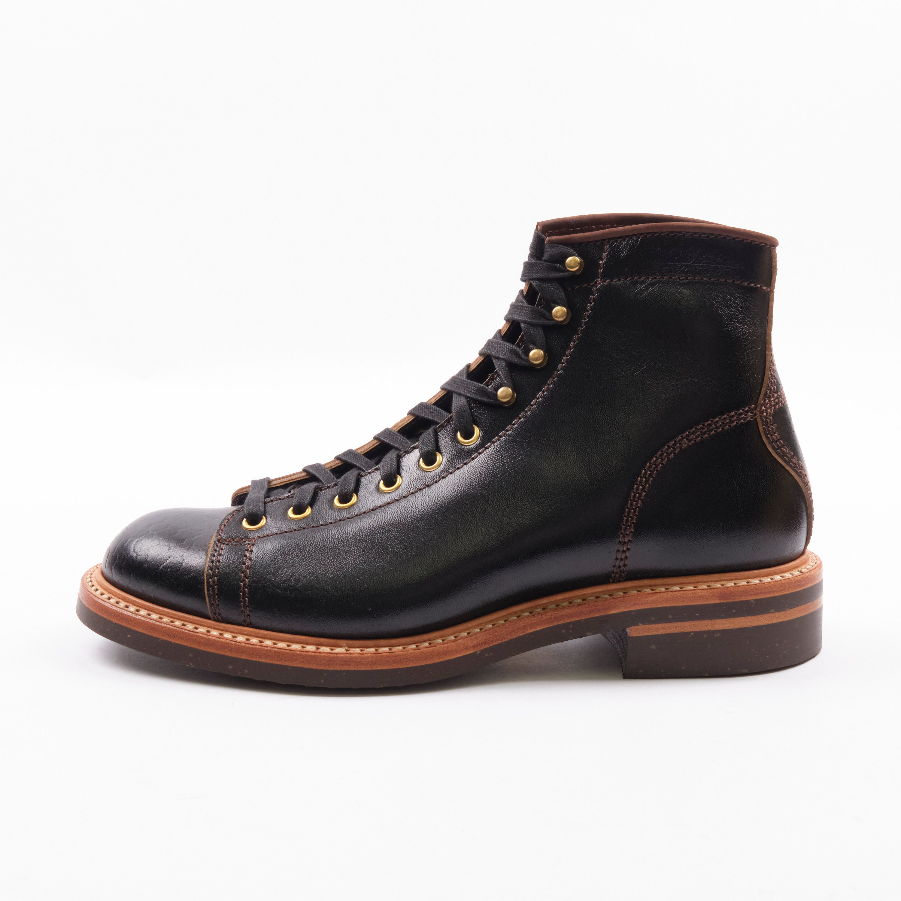 John Lofgren Monkey Boots Shinki Hikaku Horsebutt Black