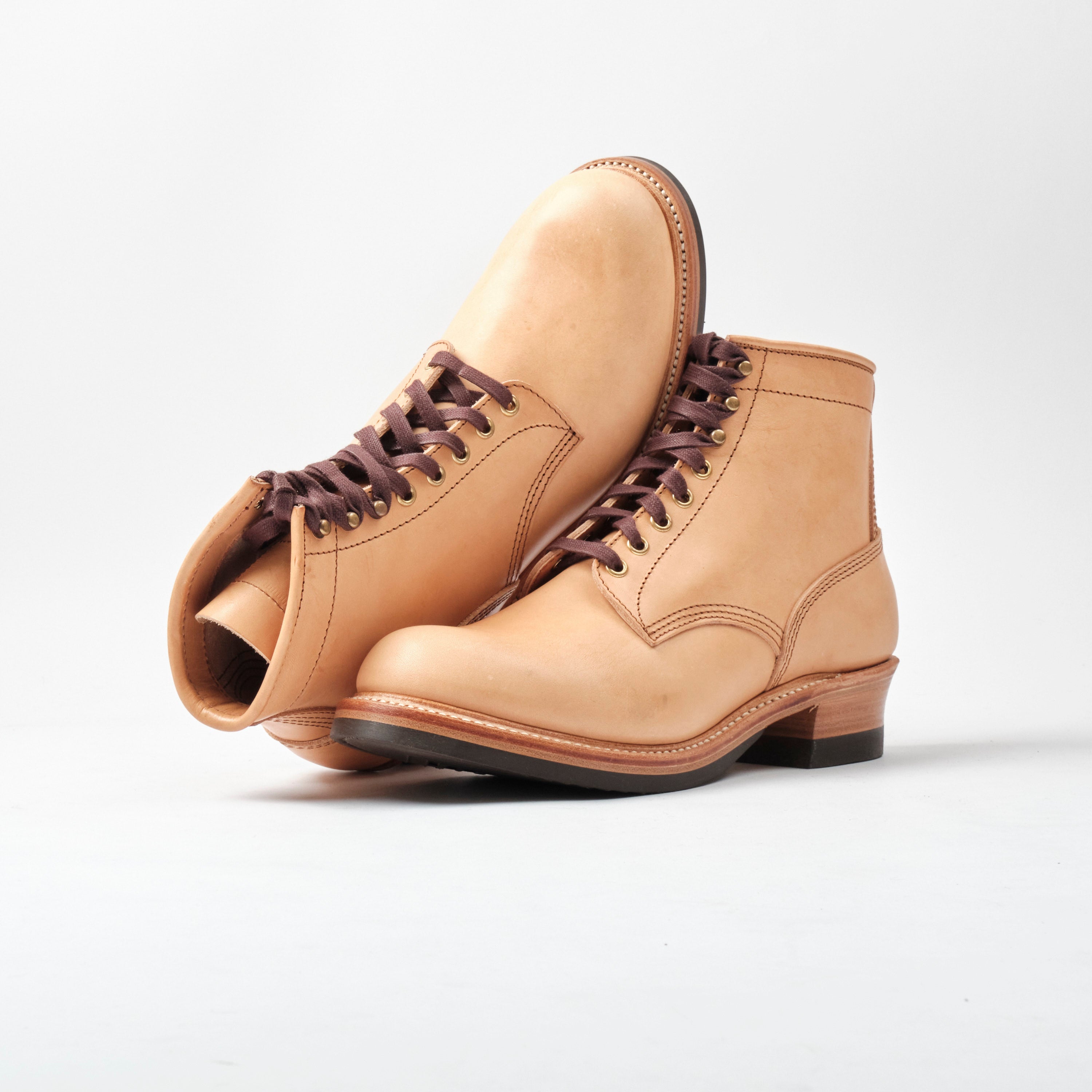 Veg tan shop boots