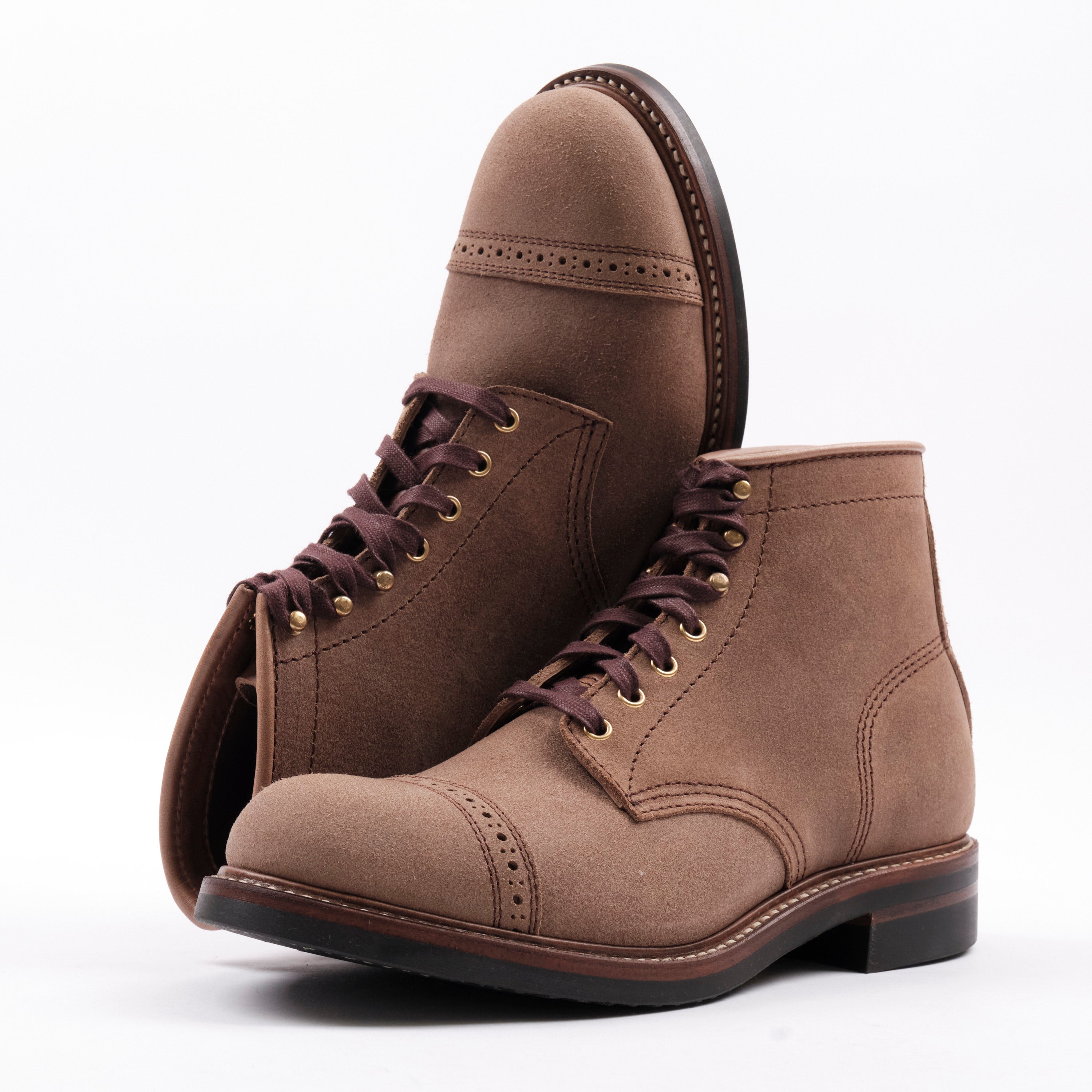 John Lofgren Combat Boots Natural CXL Roughout