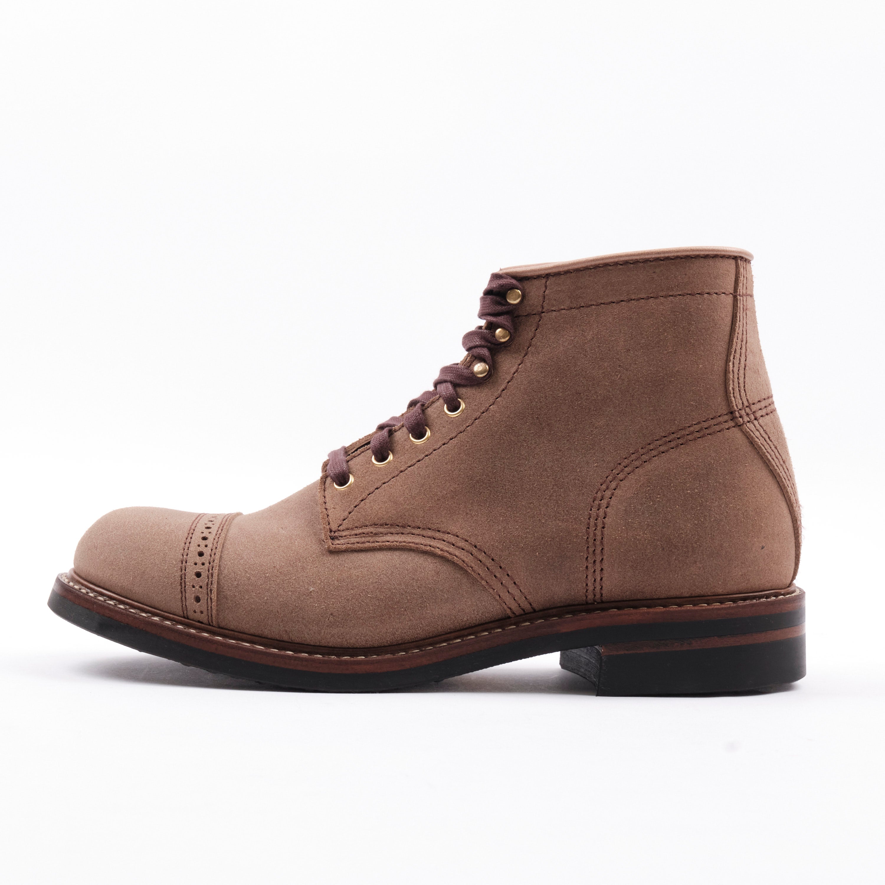 John Lofgren Combat Boots Natural CXL Roughout