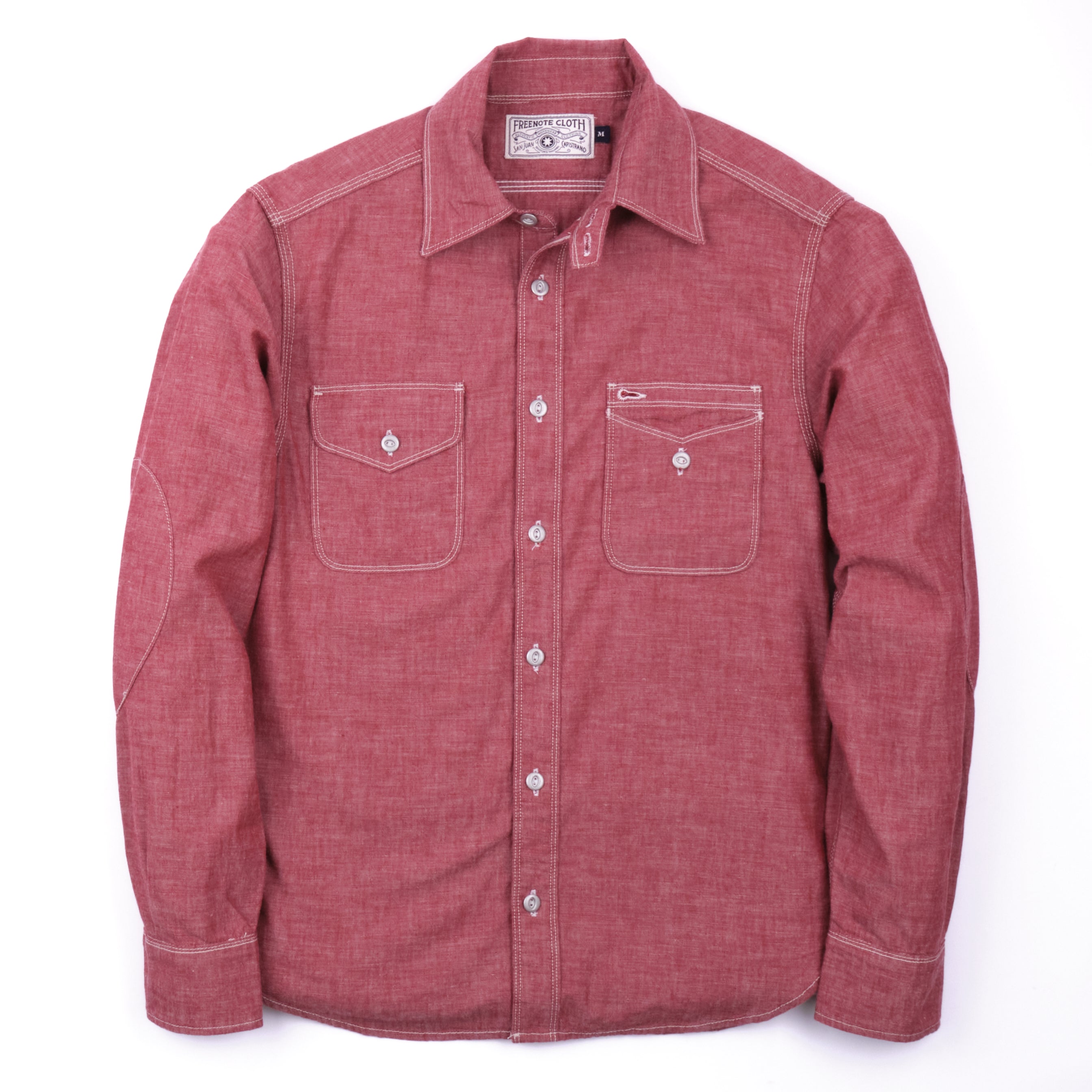 Fine Cotton Chambray in Red