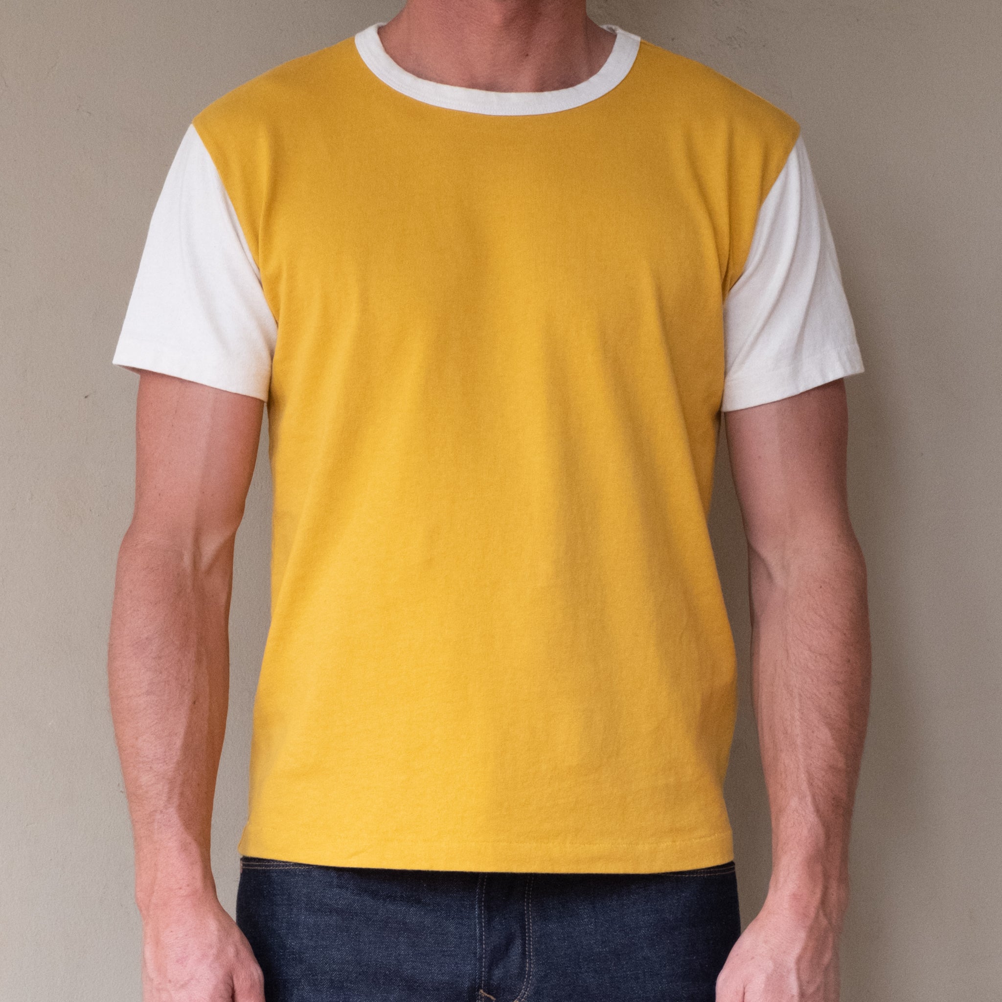 Ringer S/S T-Shirt | Mustard