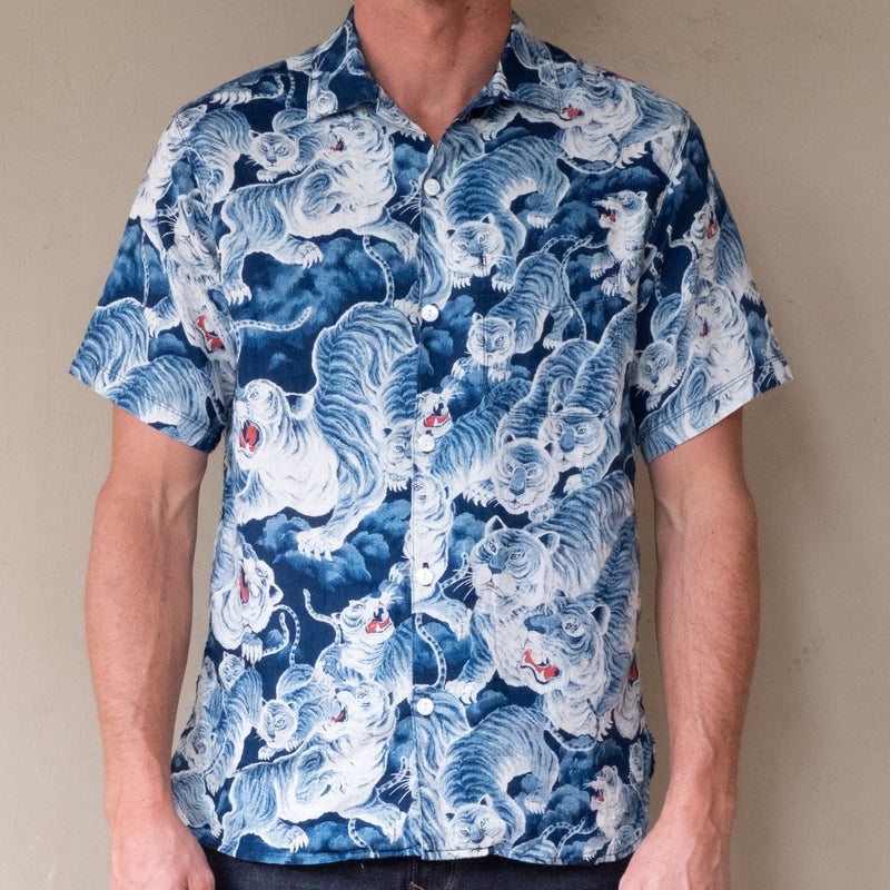 Hawaiian Shirt - Ice Tiger