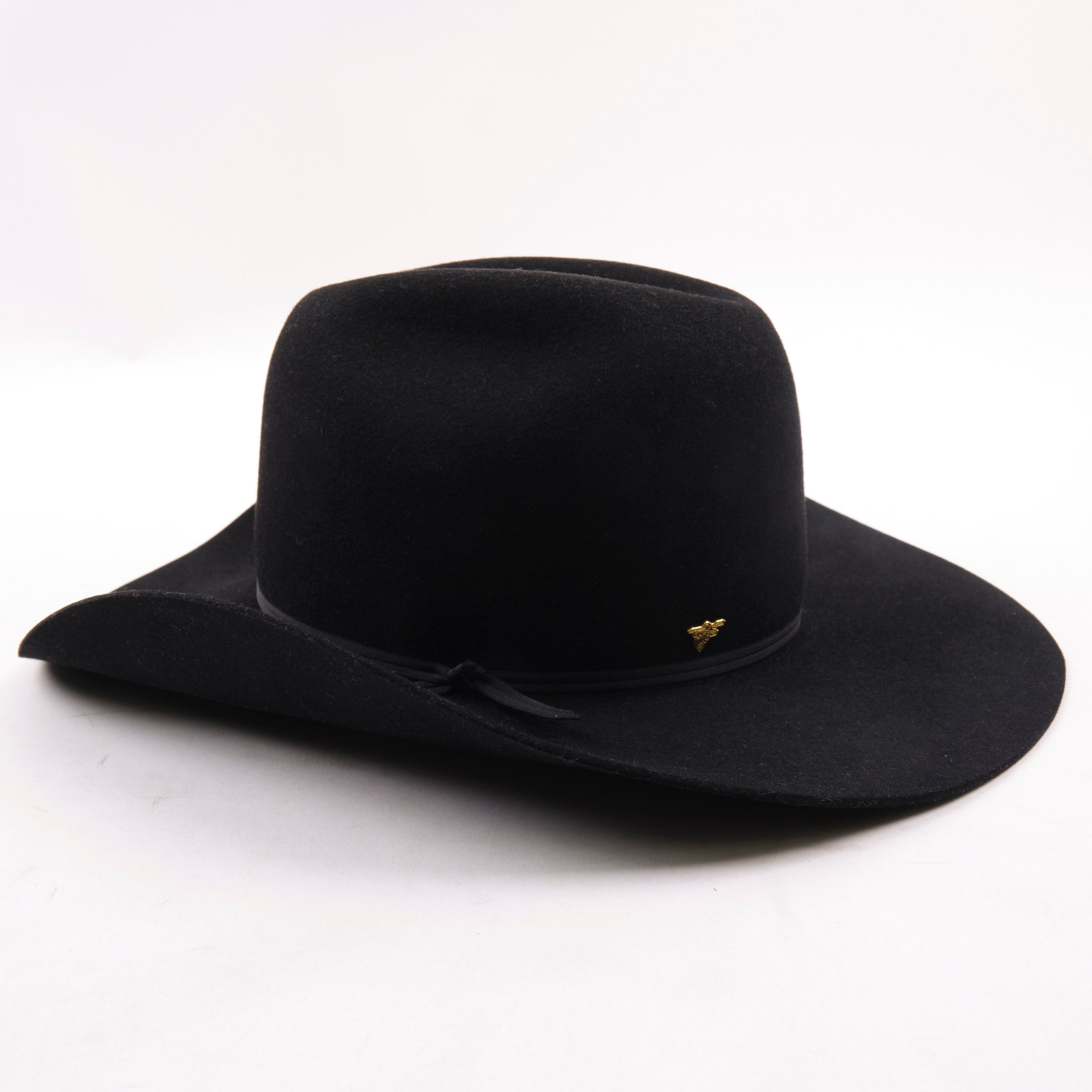 Bowman Hat Co. x Freenote Cloth Cattleman Western Hat Black